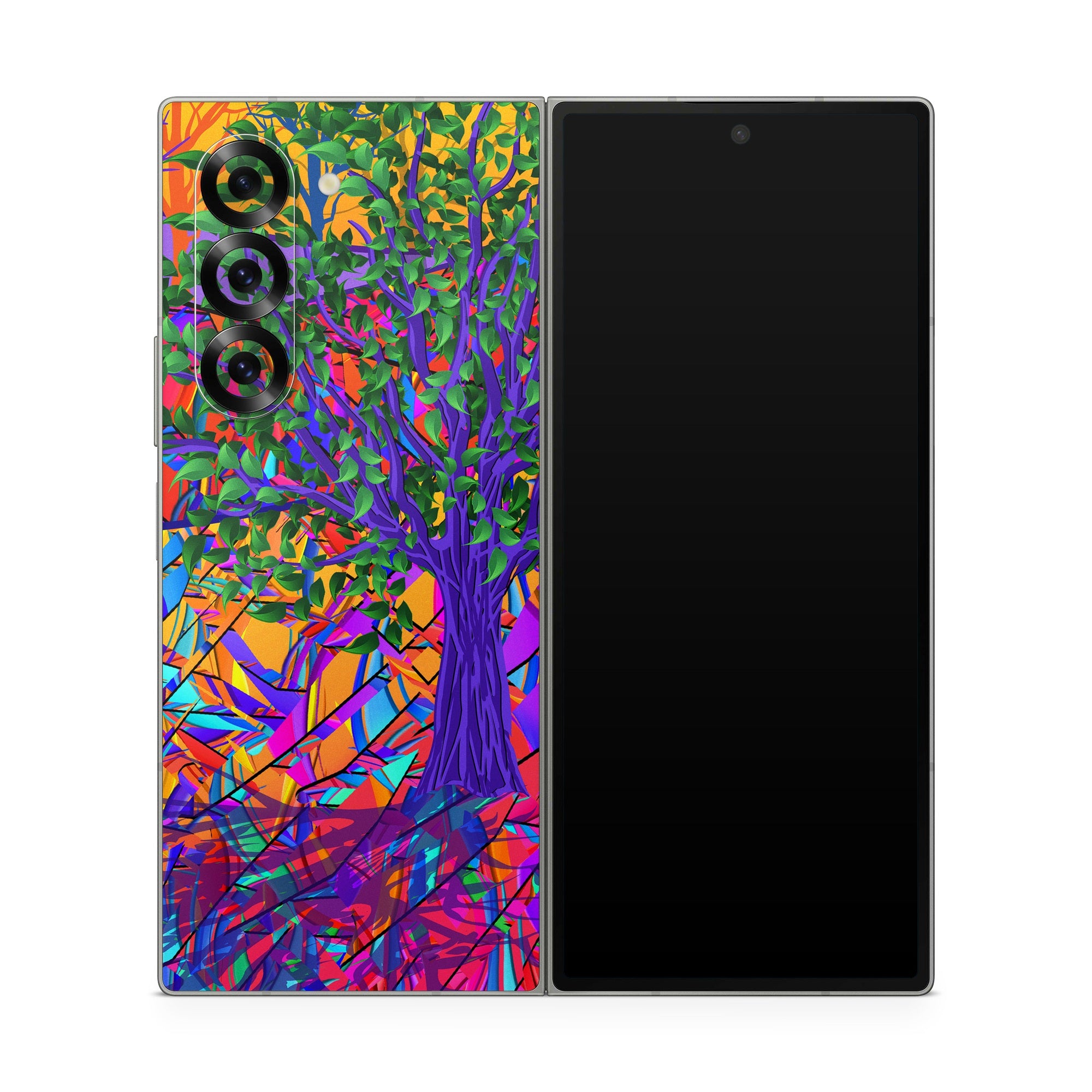 Stained Glass Tree - Samsung Galaxy Z Fold6 Skin