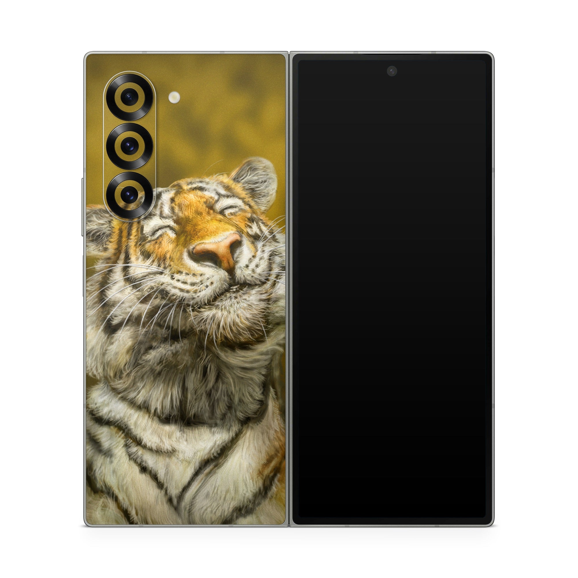 Smiling Tiger - Samsung Galaxy Z Fold6 Skin