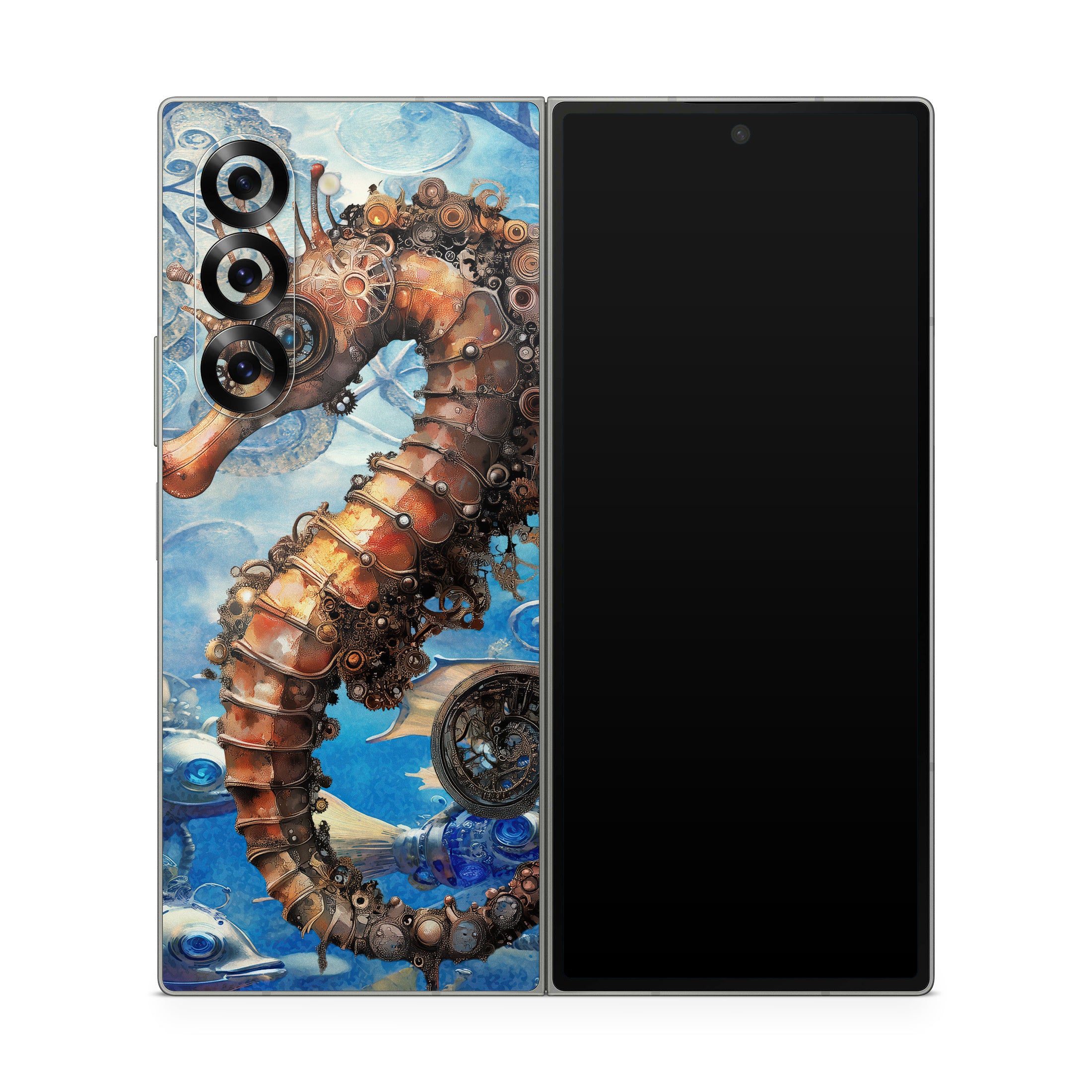 Steampunk Seahorse - Samsung Galaxy Z Fold6 Skin