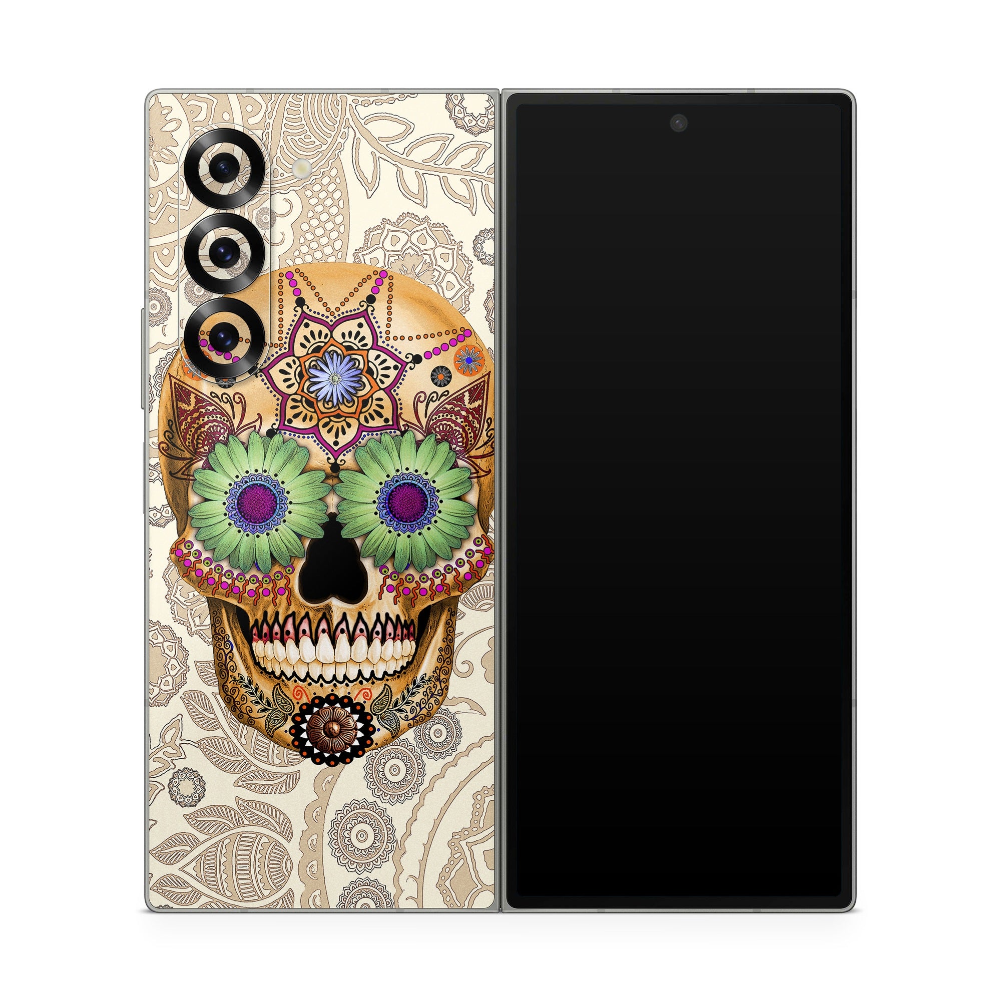 Sugar Skull Bone - Samsung Galaxy Z Fold6 Skin