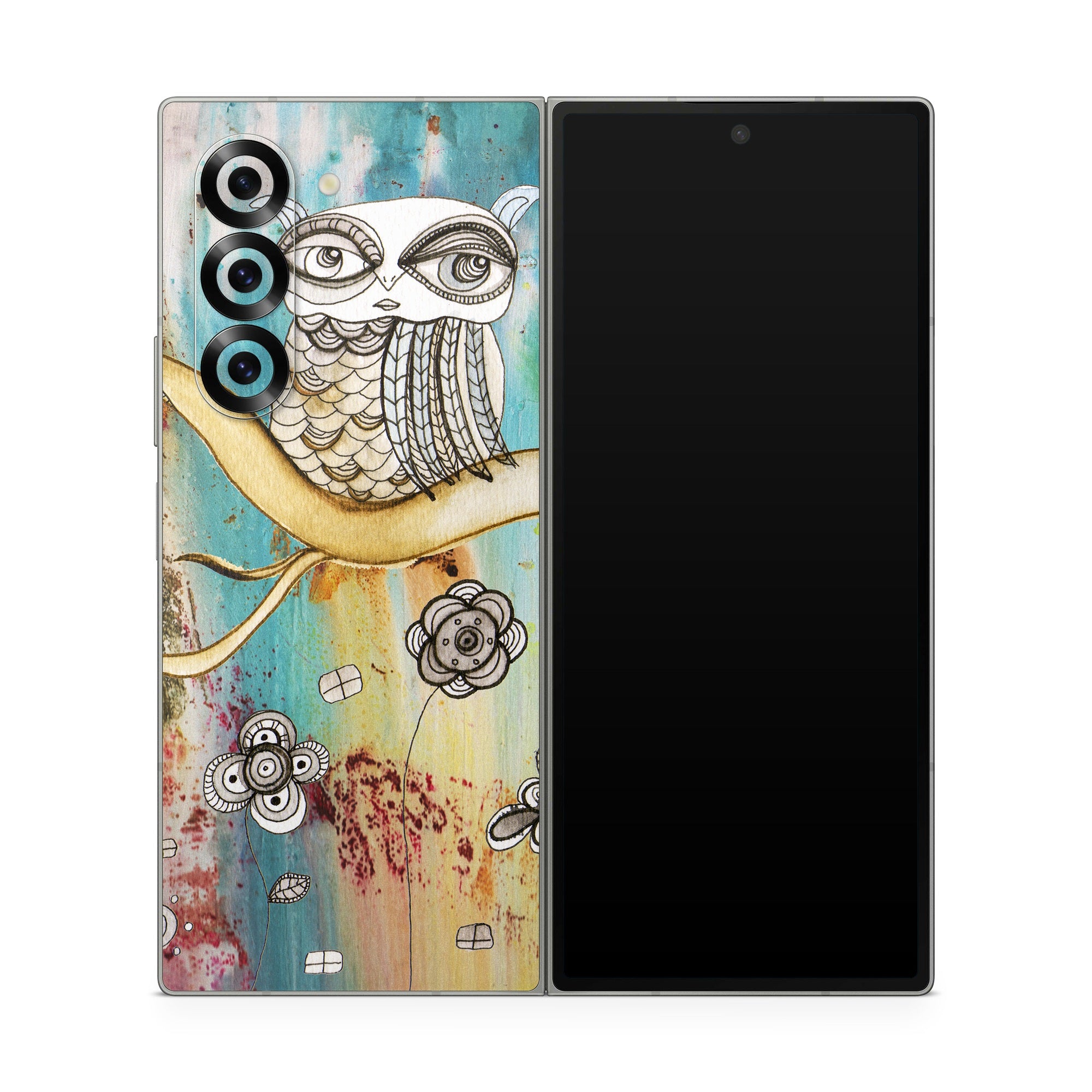 Surreal Owl - Samsung Galaxy Z Fold6 Skin
