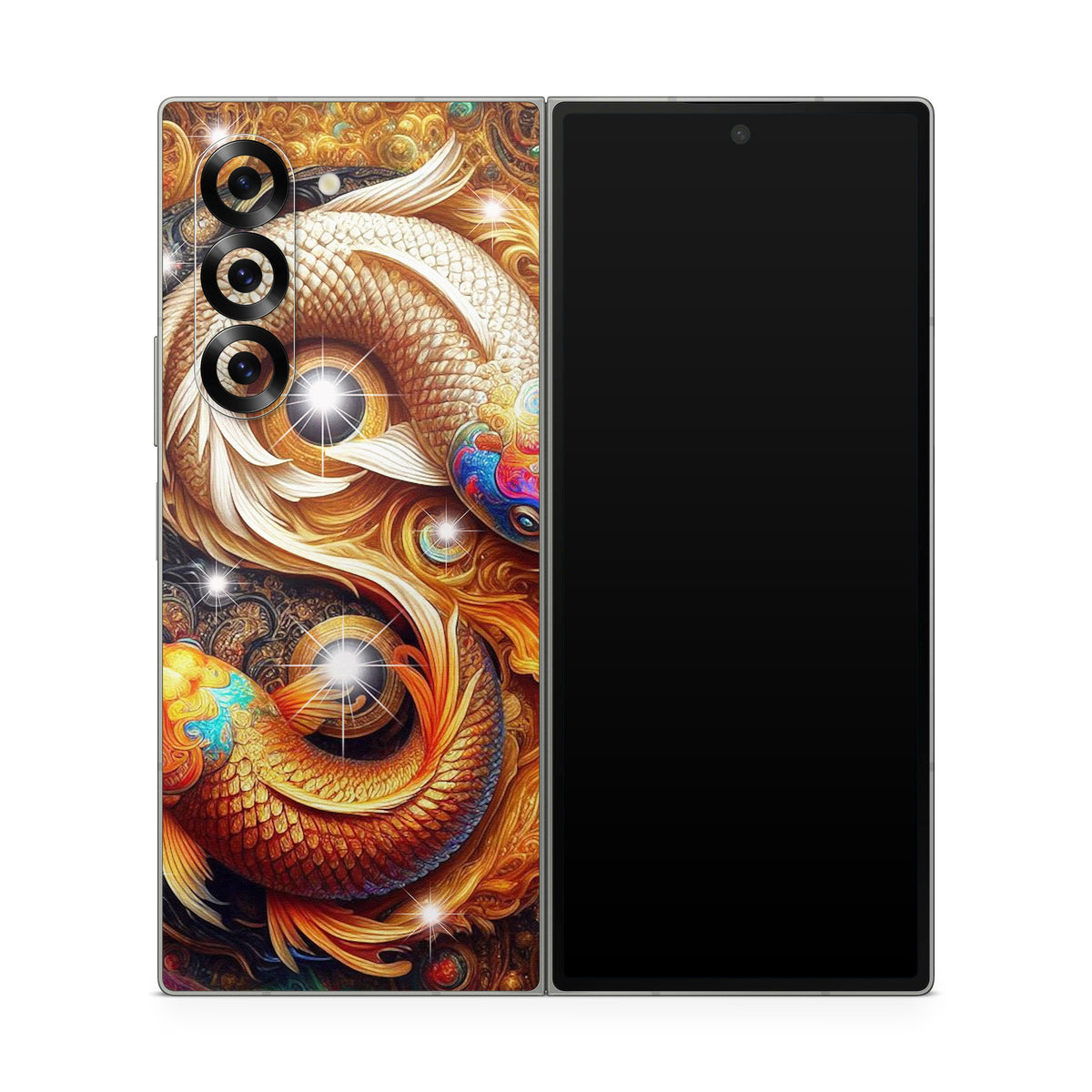 Yin Yang Koi - Samsung Galaxy Z Fold6 Skin