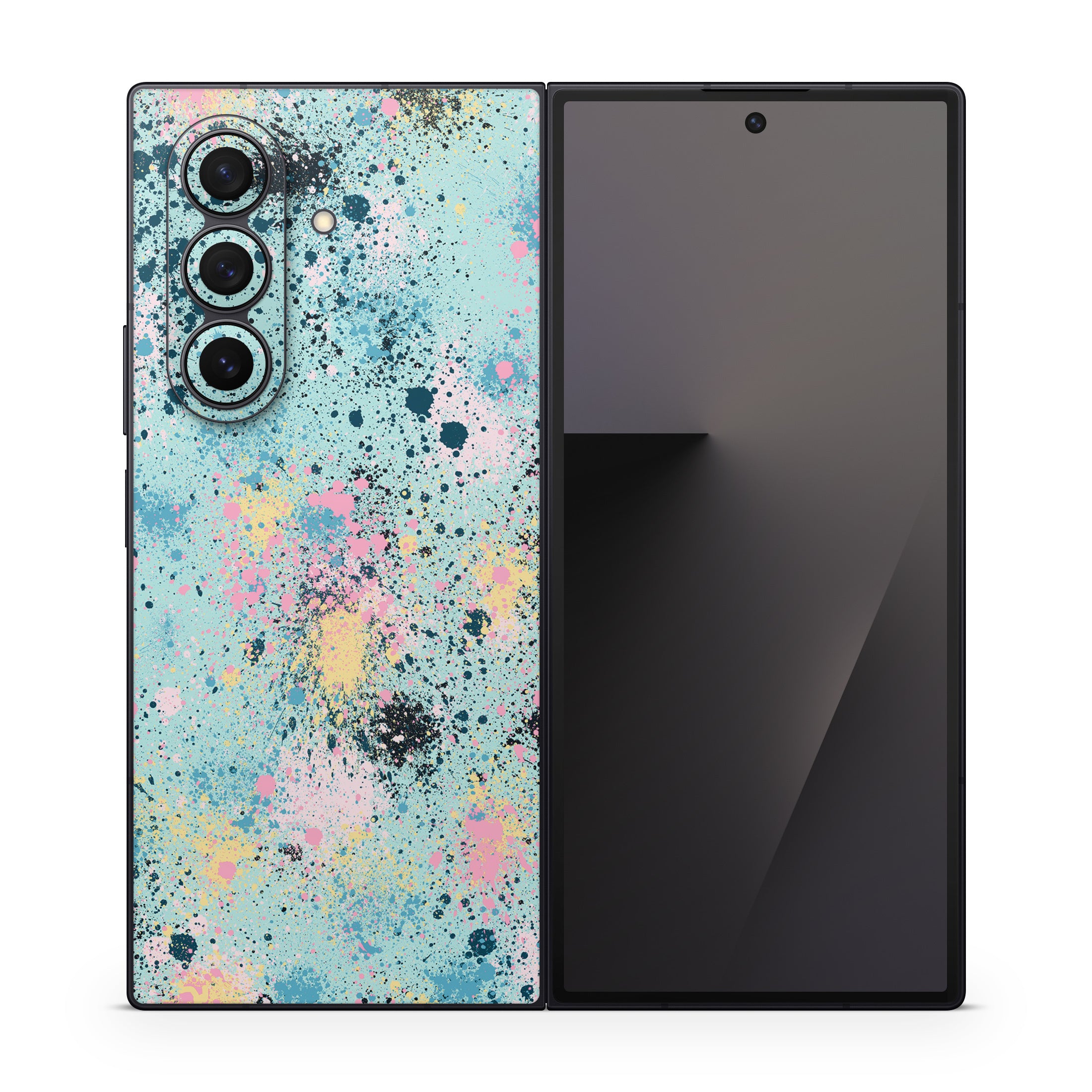 Abstract Ink Splatter - Samsung Galaxy Z Fold7 Skin