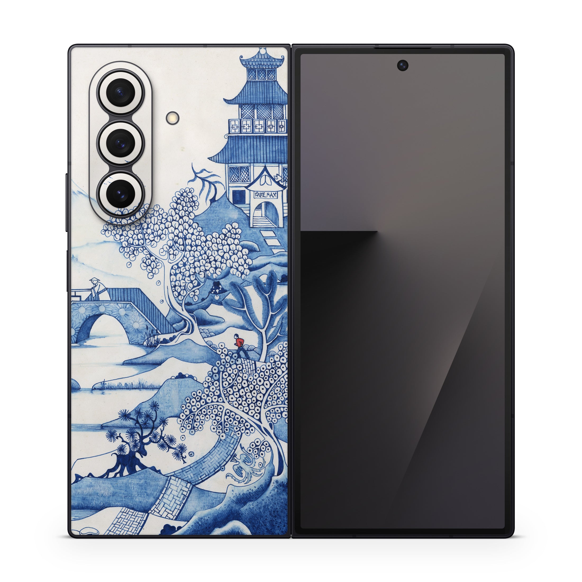 Blue Willow - Samsung Galaxy Z Fold7 Skin