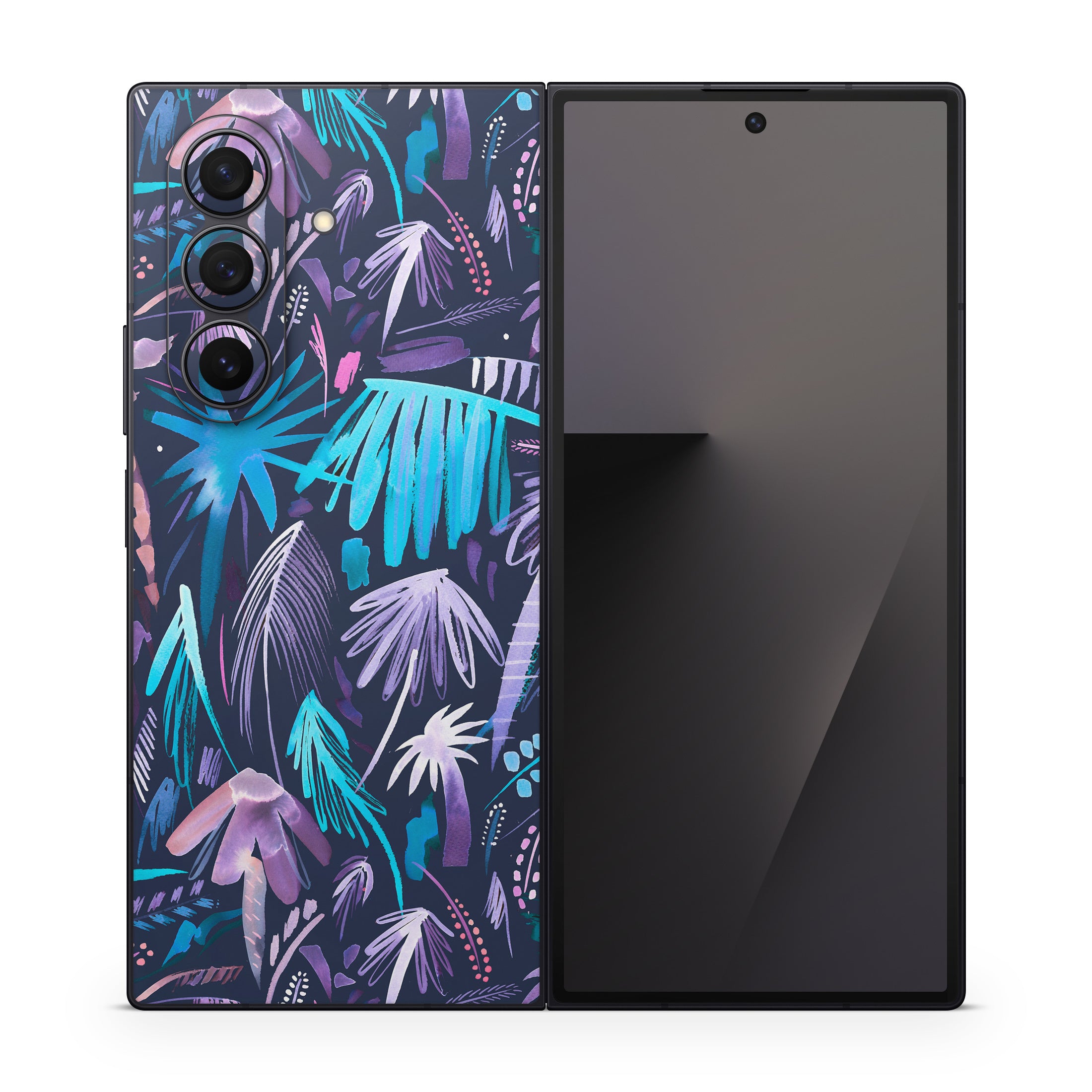 Brushstroke Palms - Samsung Galaxy Z Fold7 Skin