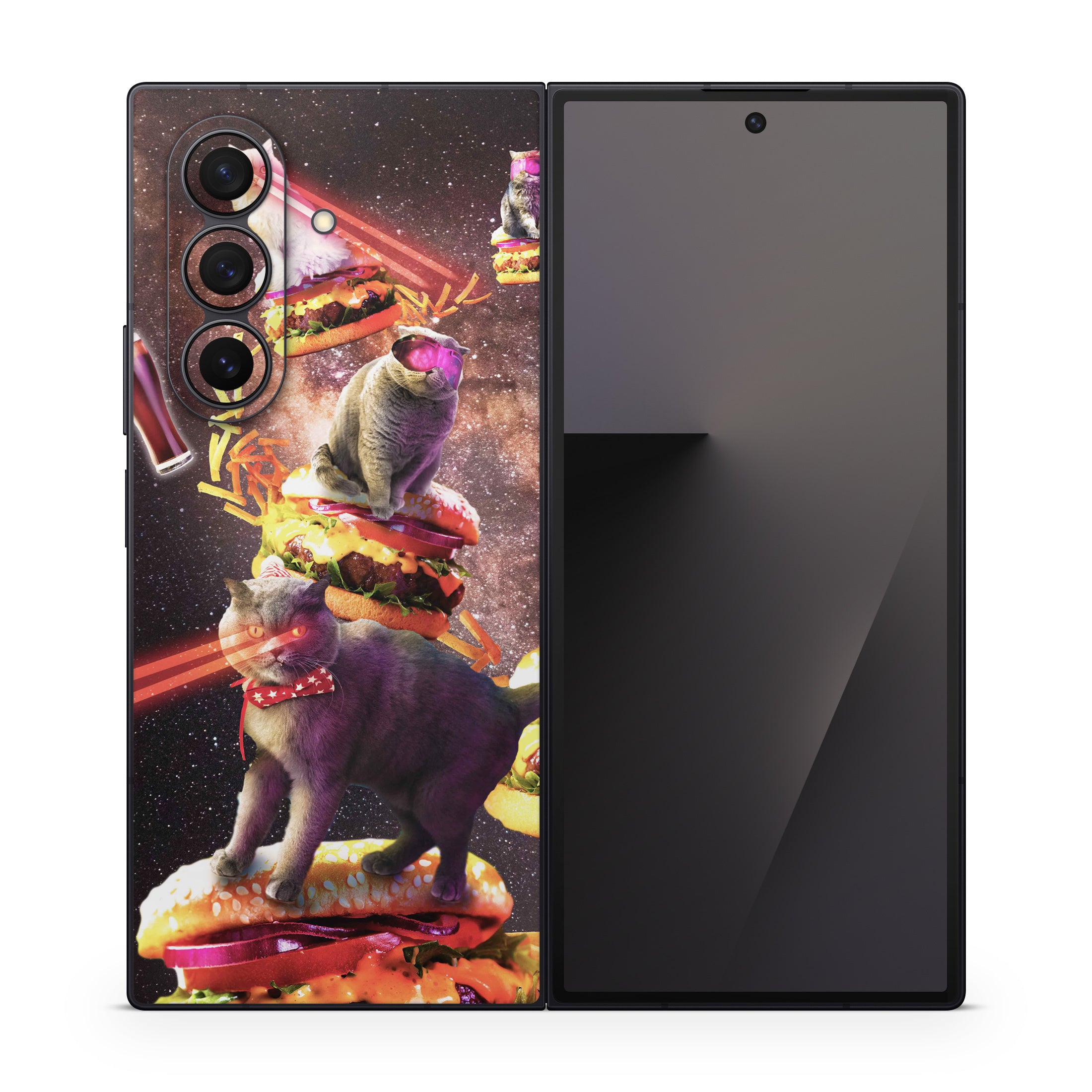 Burger Cats - Samsung Galaxy Z Fold7 Skin