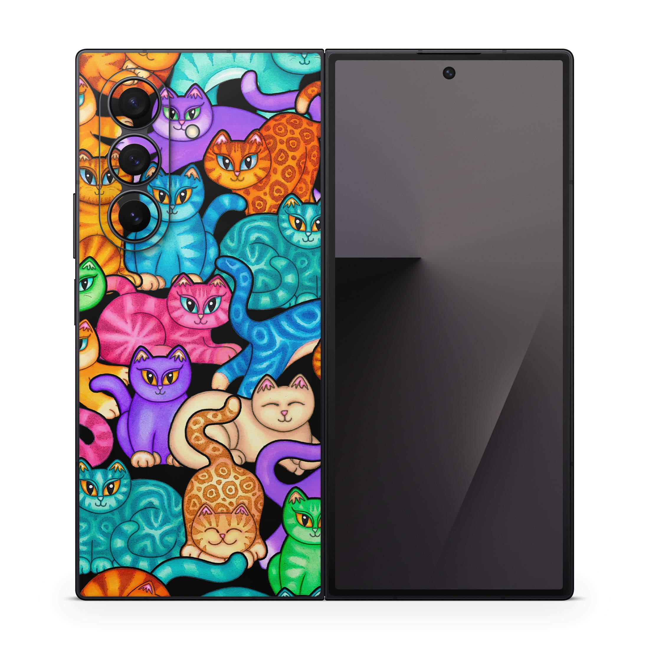 Colorful Kittens - Samsung Galaxy Z Fold7 Skin