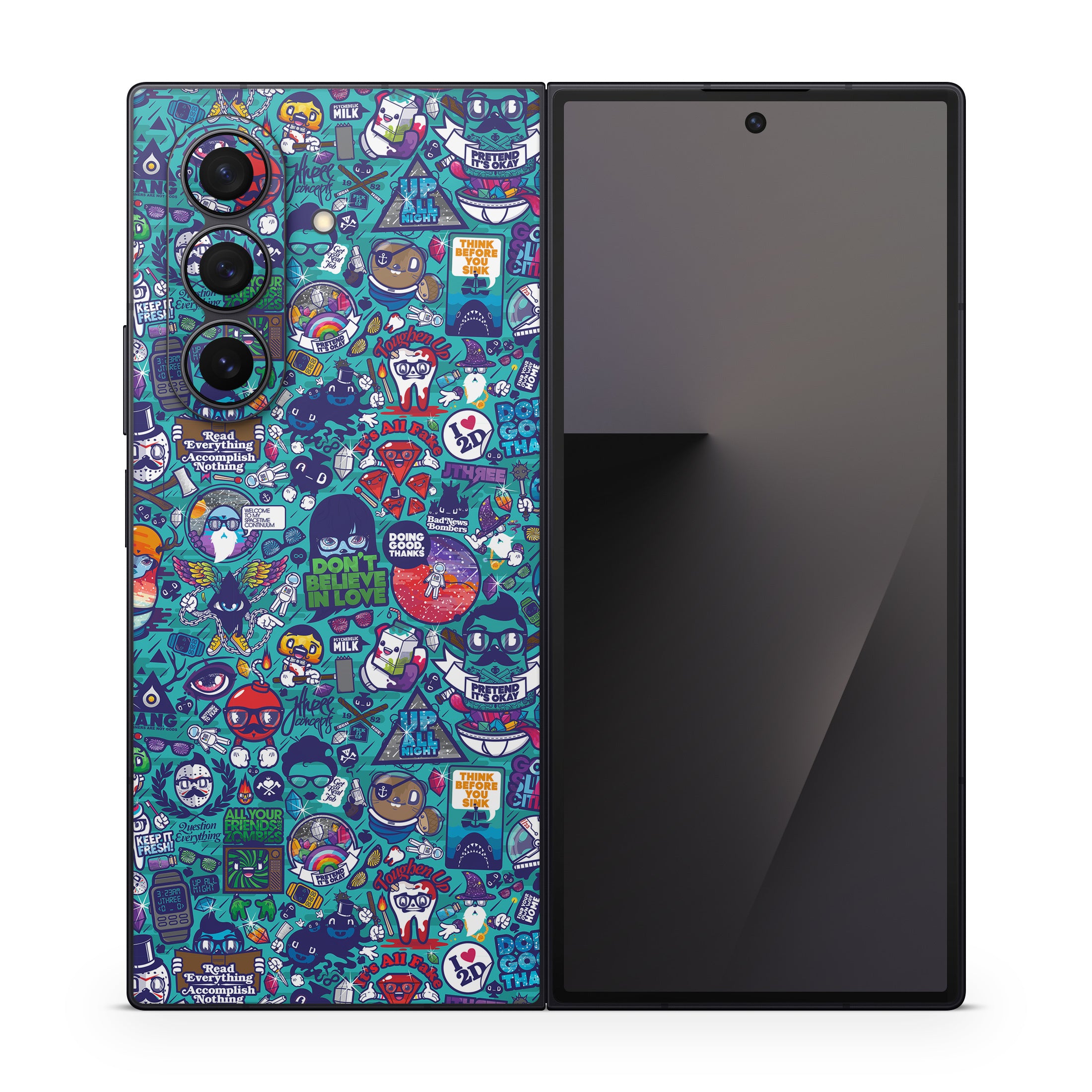 Cosmic Ray - Samsung Galaxy Z Fold7 Skin