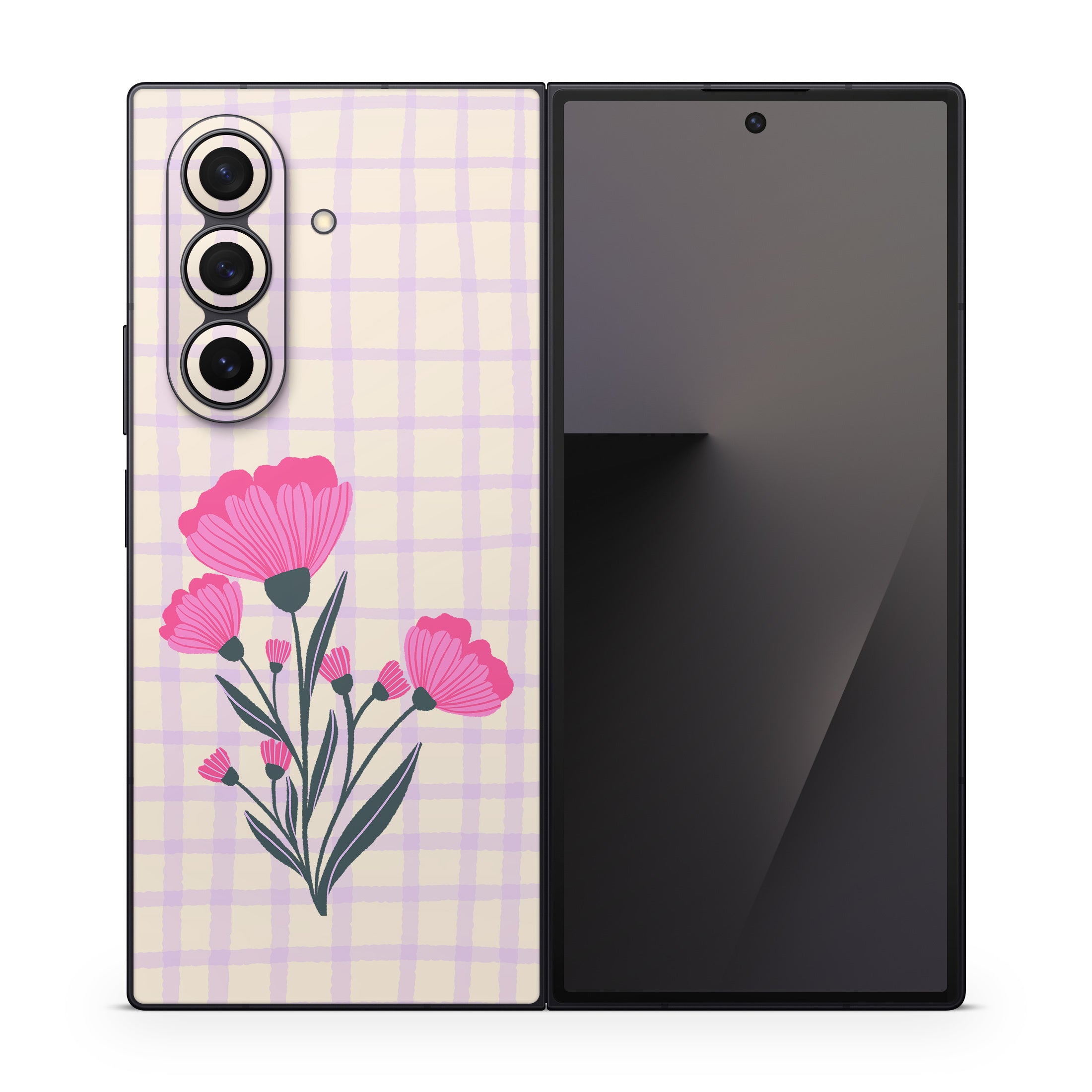 Floral Bouquet Grid - Samsung Galaxy Z Fold7 Skin