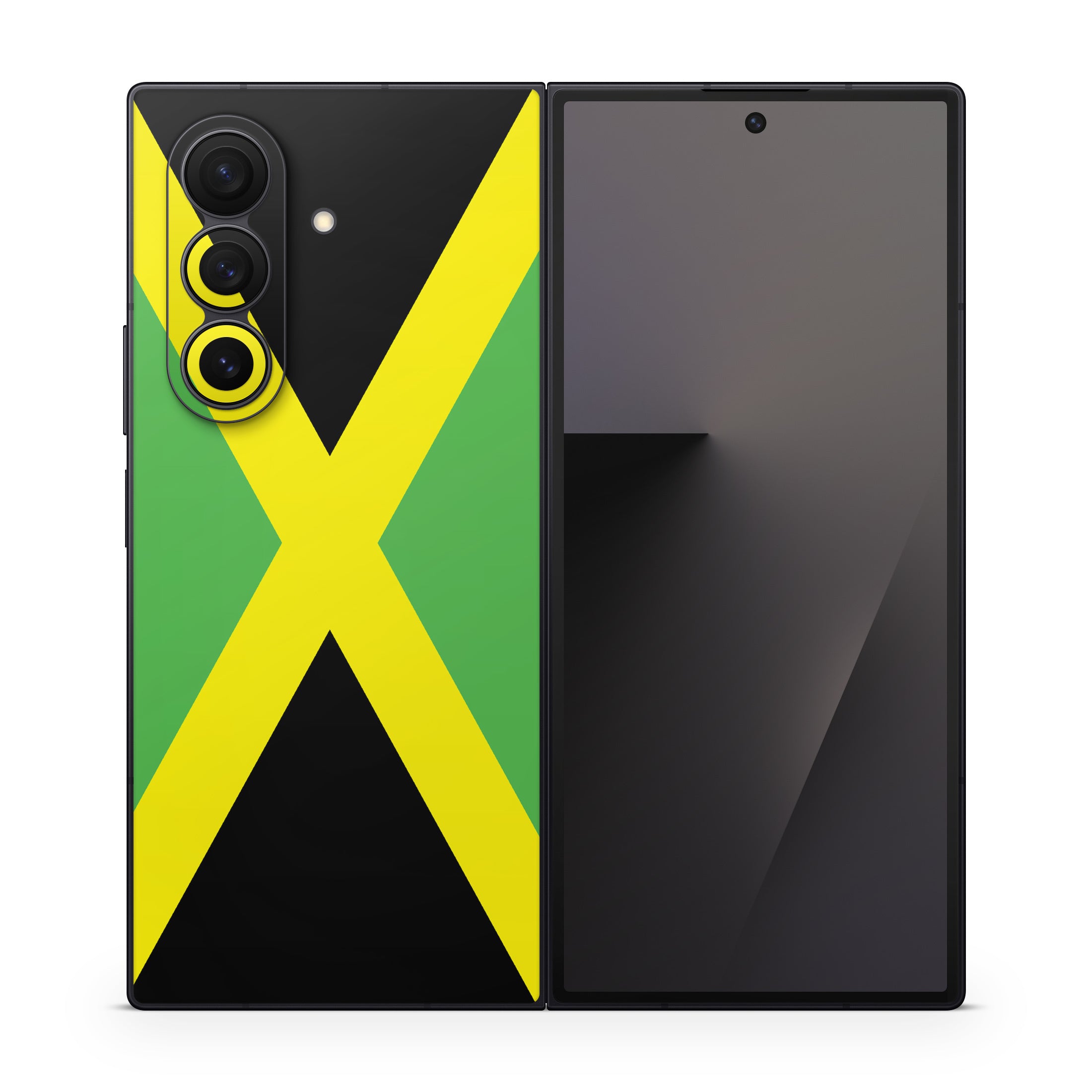 Jamaican Flag - Samsung Galaxy Z Fold7 Skin