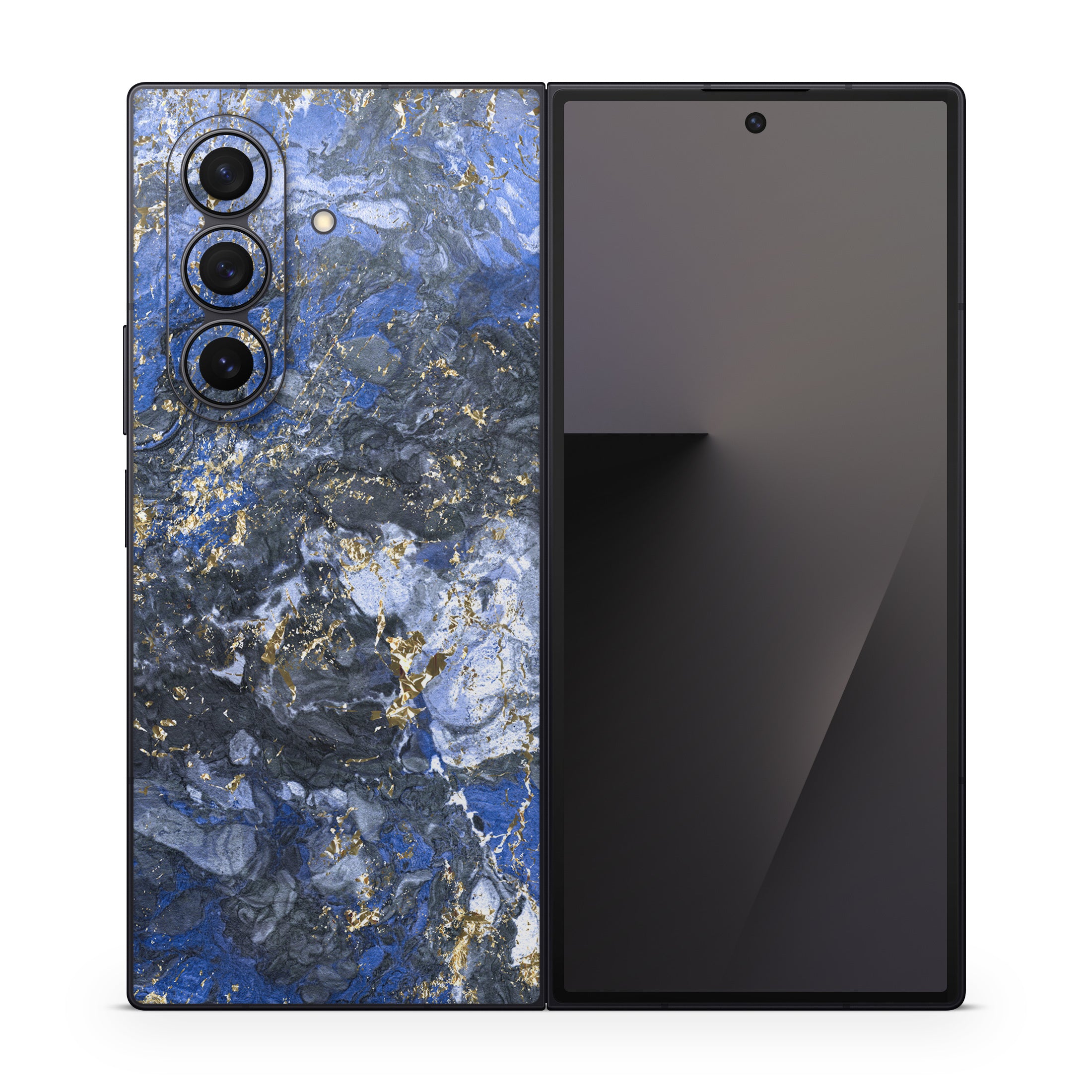 Gilded Ocean Marble - Samsung Galaxy Z Fold7 Skin