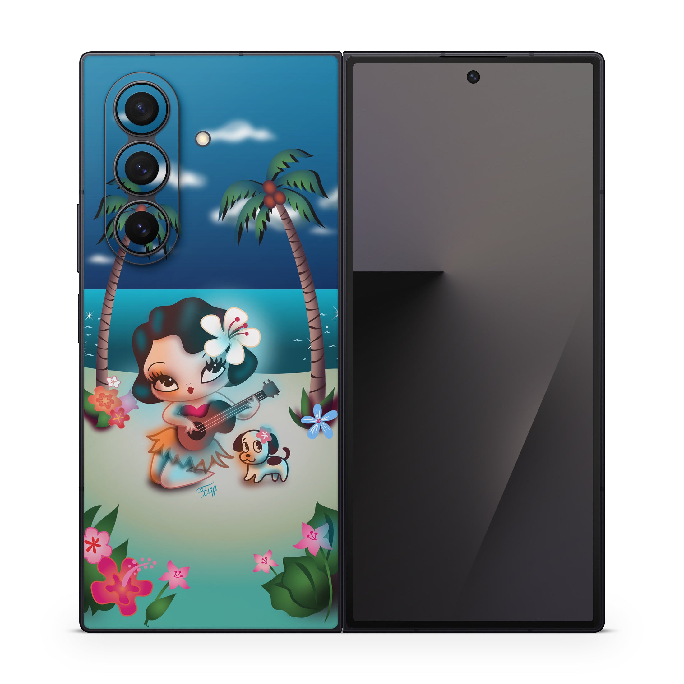 Hula Night - Samsung Galaxy Z Fold7 Skin