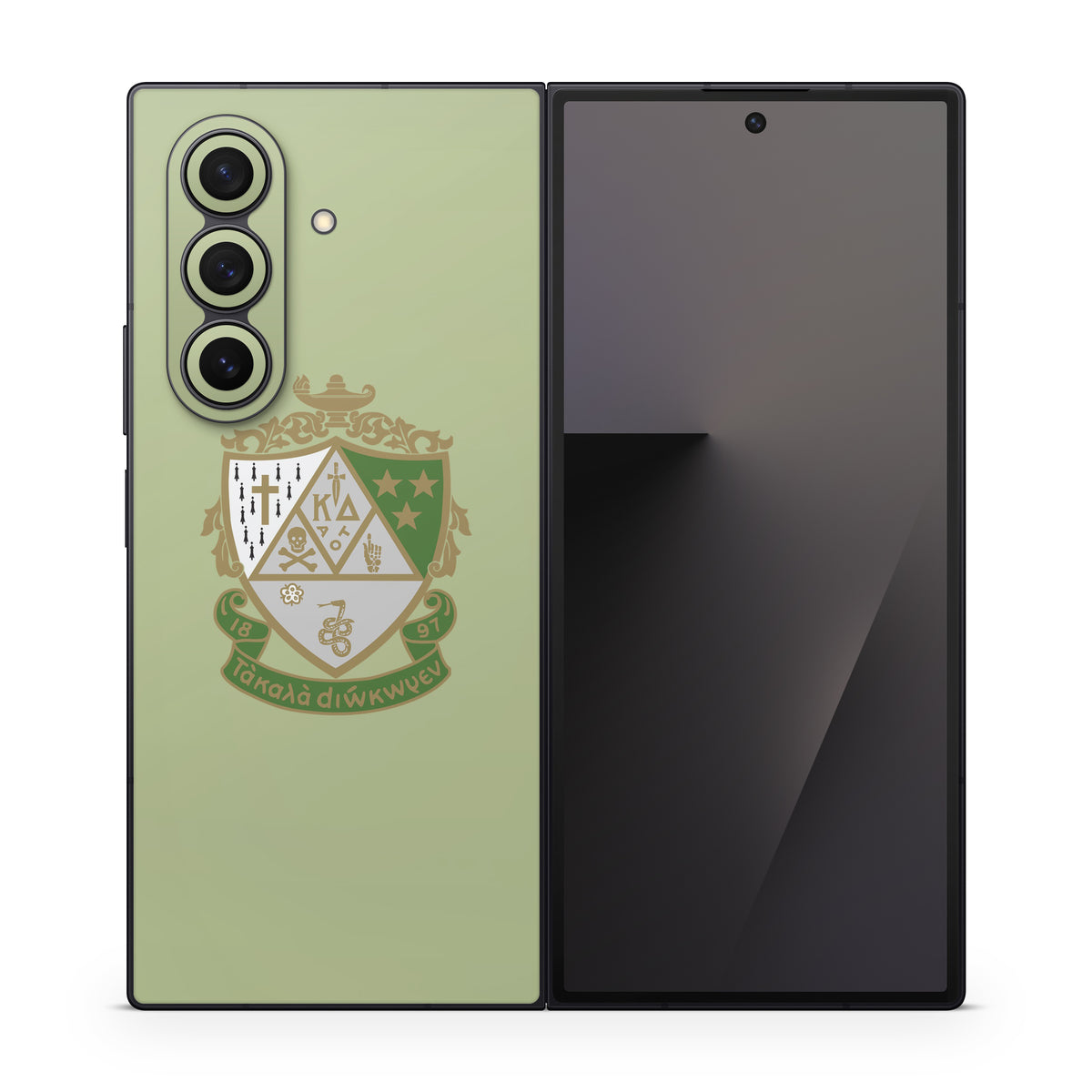 Kappa Delta Crest Light Olive - Samsung Galaxy Z Fold7 Skin