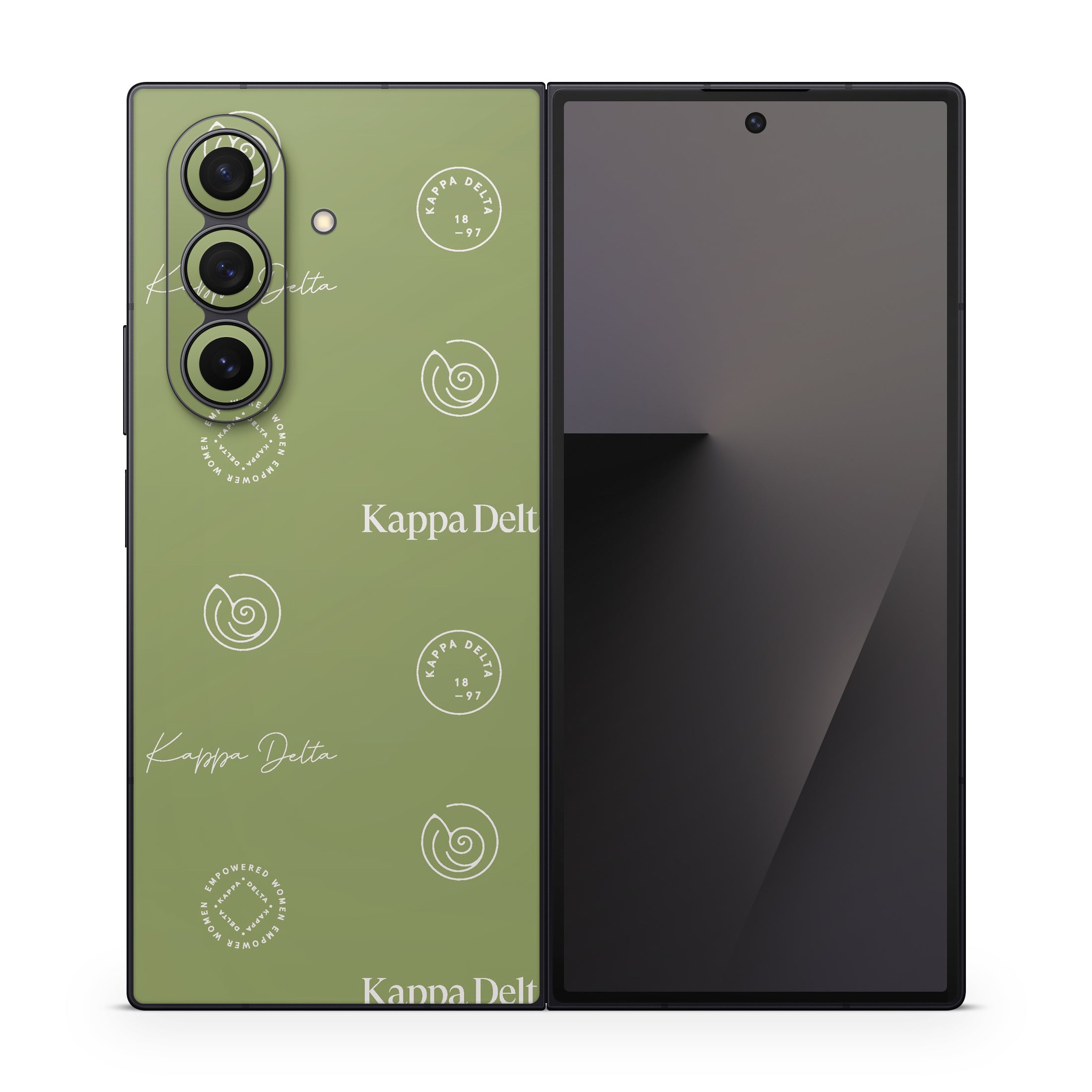 Kappa Delta Pattern - Samsung Galaxy Z Fold7 Skin