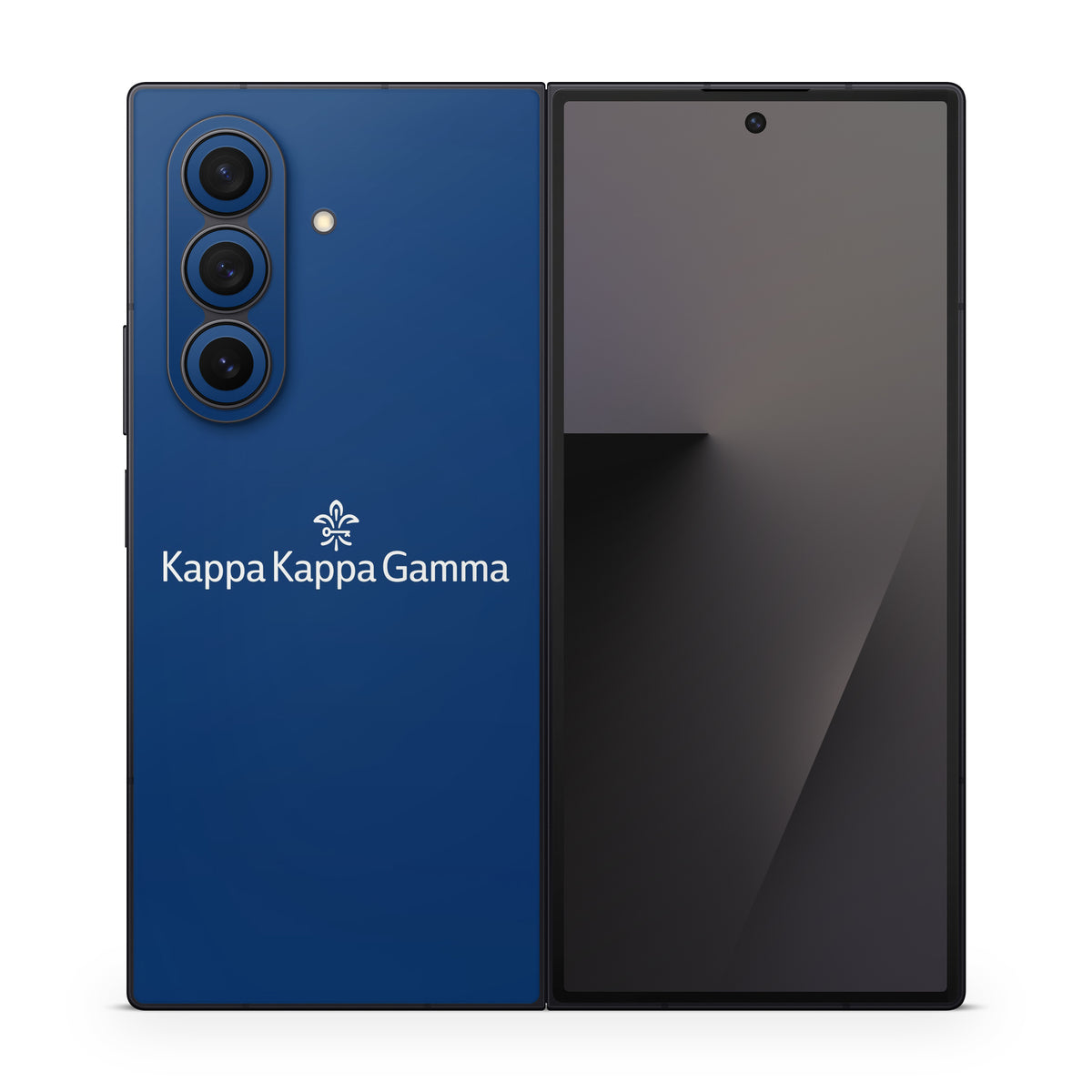 Kappa Kappa Gamma Brandmark Kappa Blue - Samsung Galaxy Z Fold7 Skin