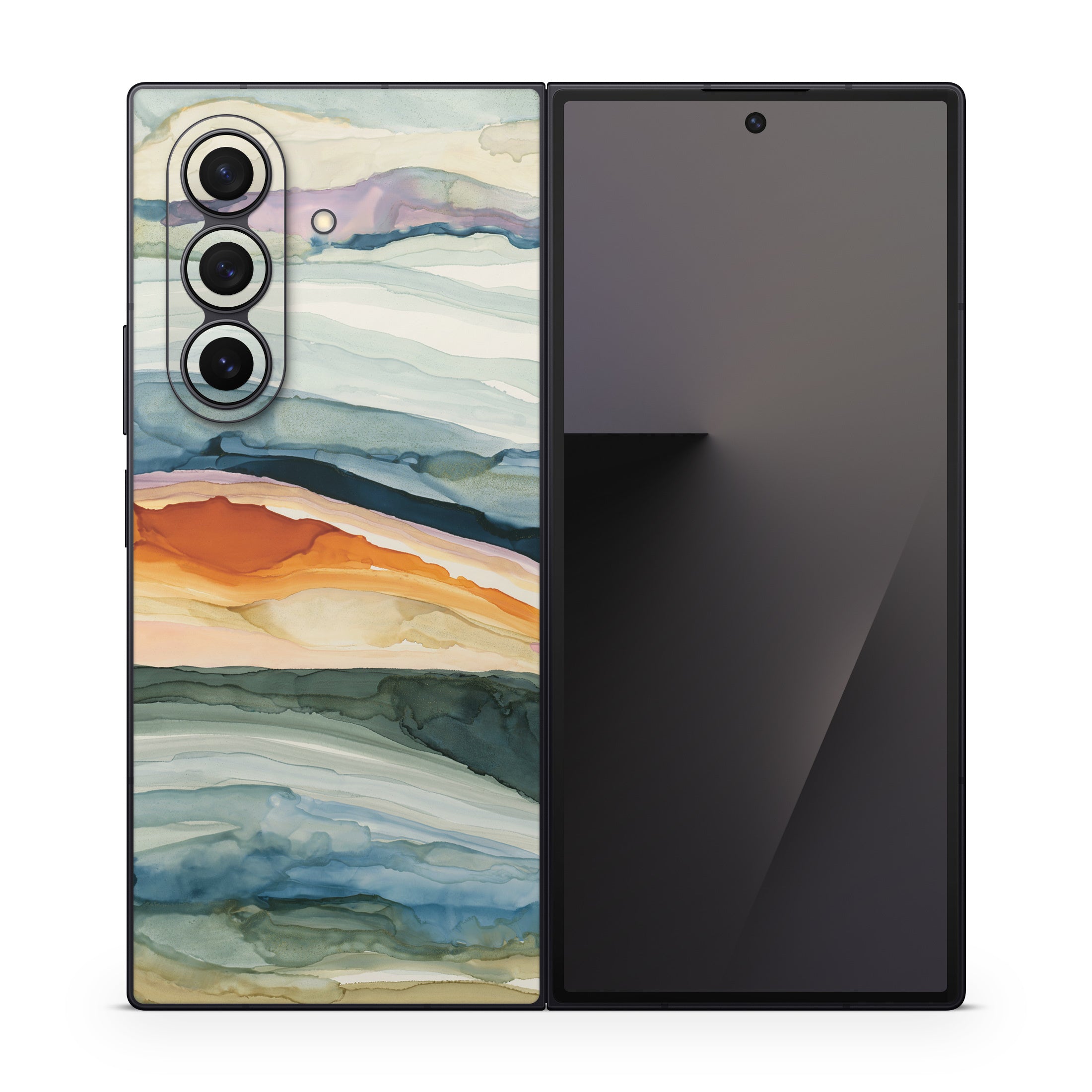 Layered Earth - Samsung Galaxy Z Fold7 Skin