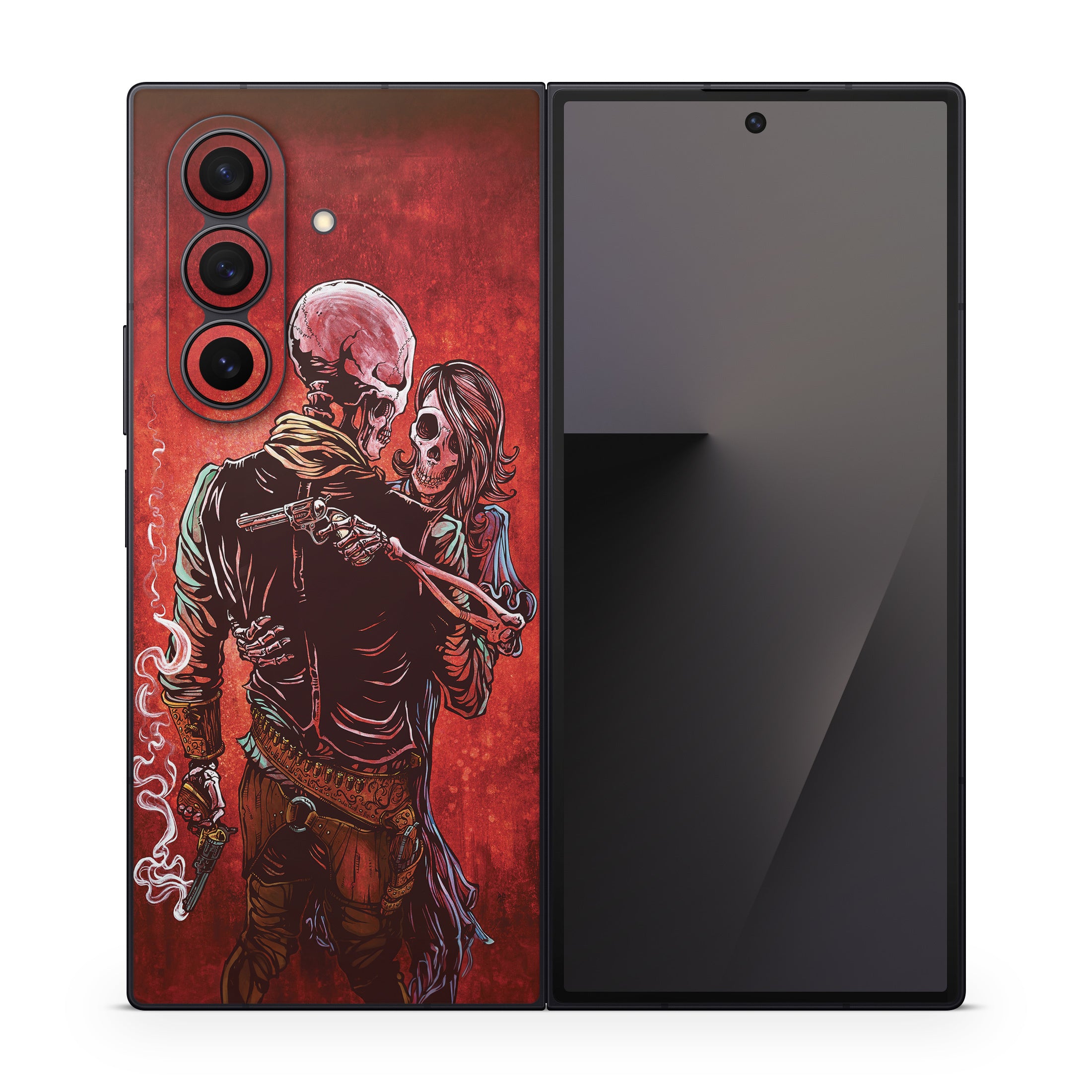 Love, Trust, and a Revolver - Samsung Galaxy Z Fold7 Skin