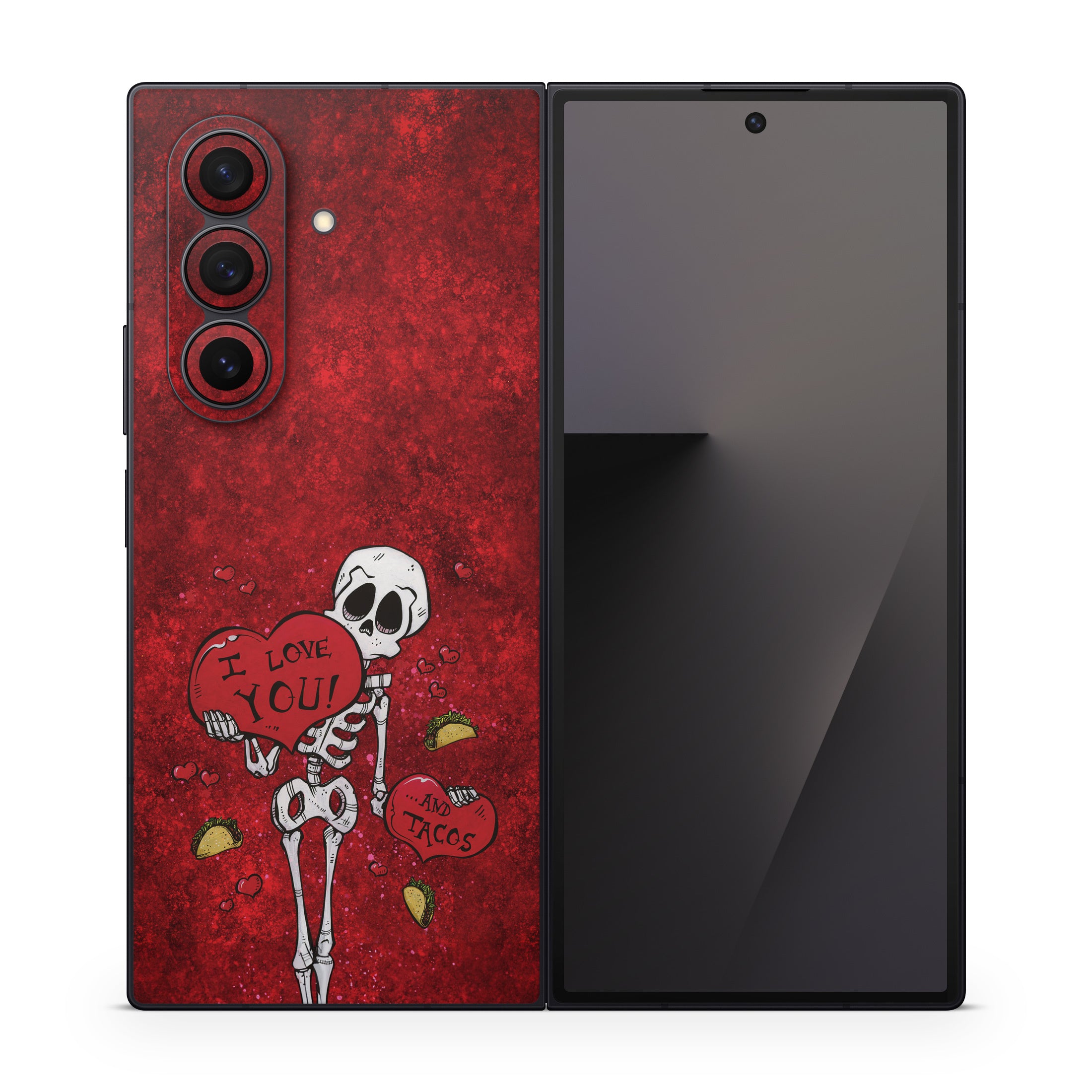 I Love You And Tacos - Samsung Galaxy Z Fold7 Skin