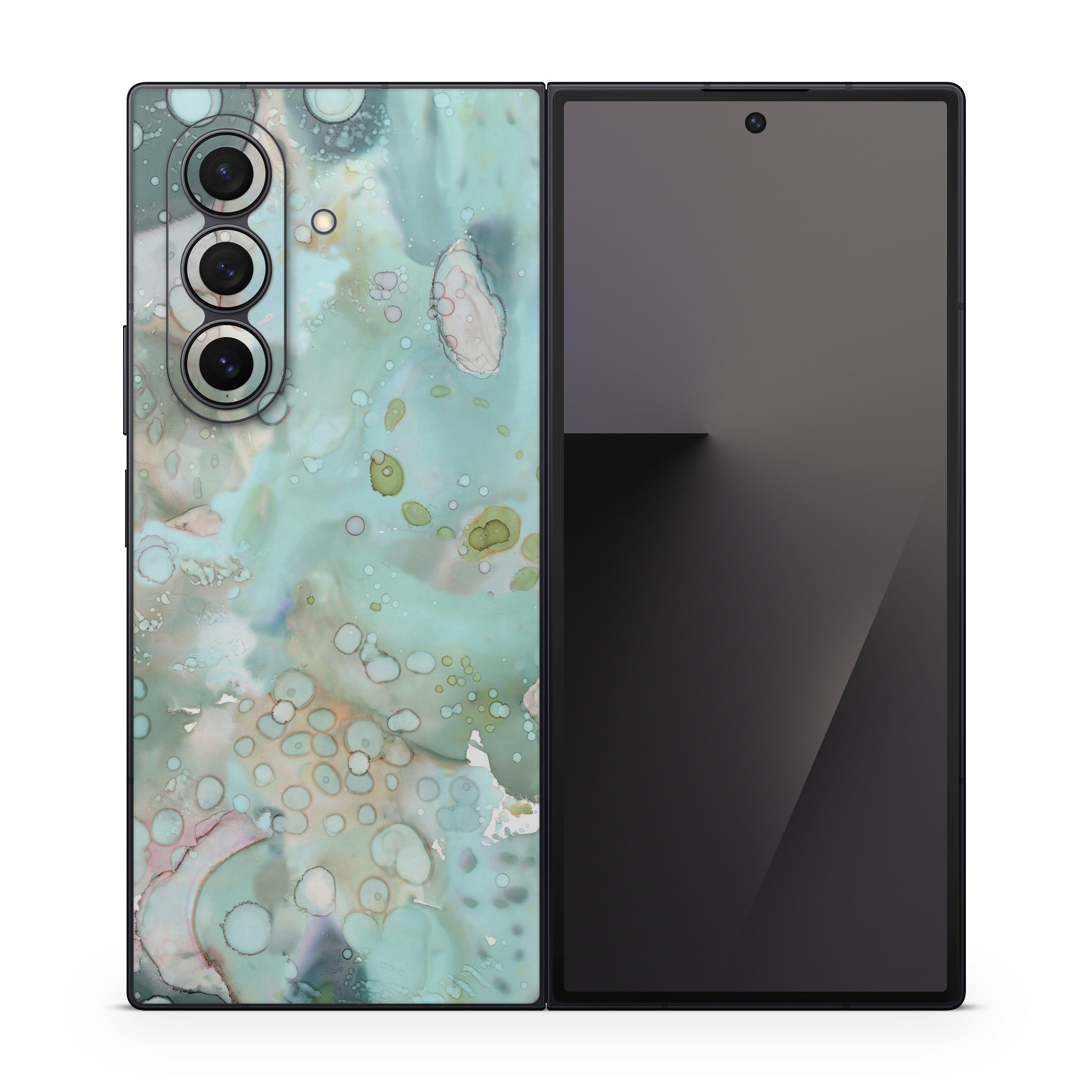 Organic In Blue - Samsung Galaxy Z Fold7 Skin