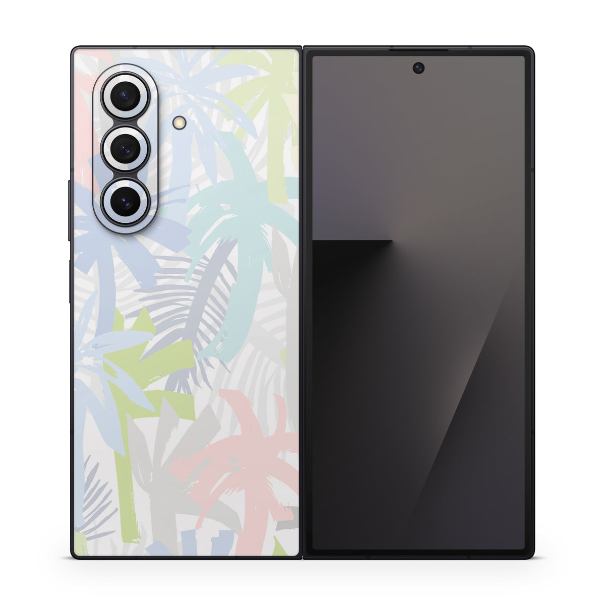 Pastel Palms - Samsung Galaxy Z Fold7 Skin