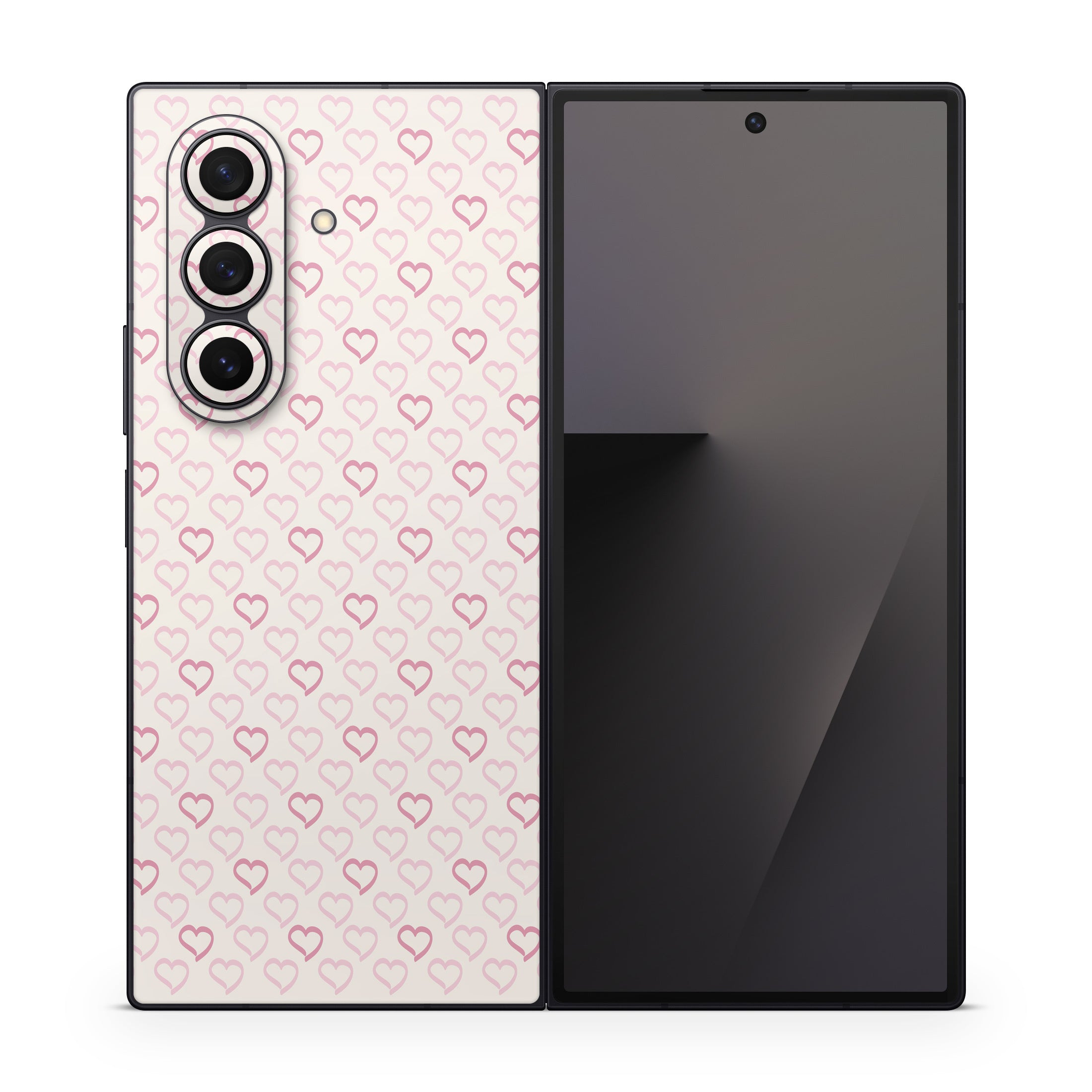 Patterned Hearts - Samsung Galaxy Z Fold7 Skin