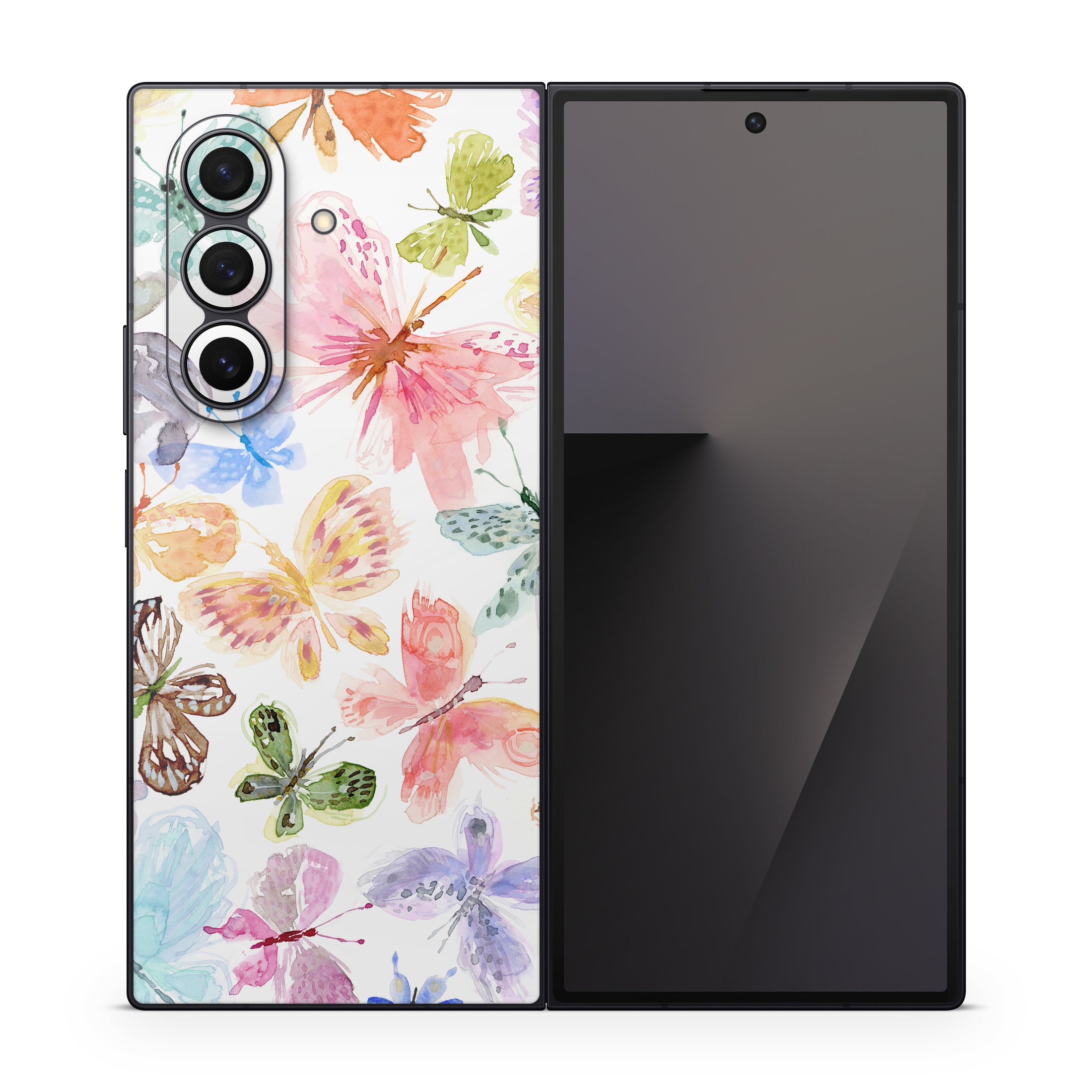 Pastel Butterflies - Samsung Galaxy Z Fold7 Skin