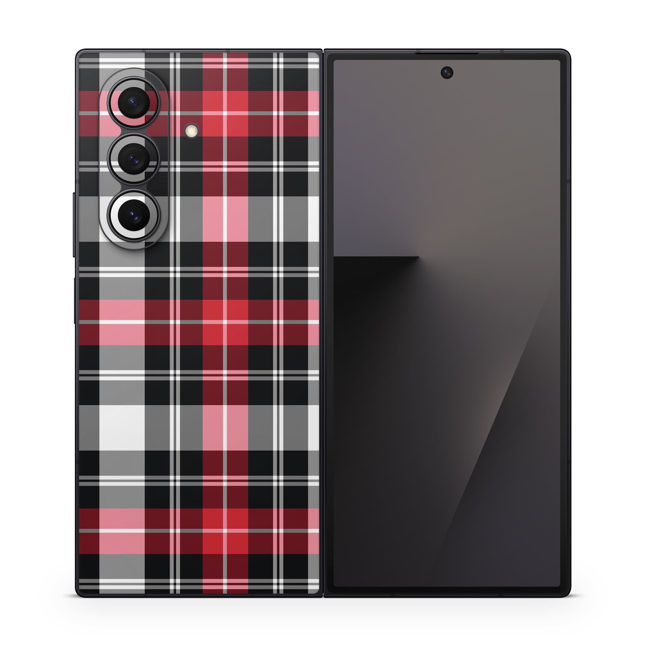 Red Plaid - Samsung Galaxy Z Fold7 Skin