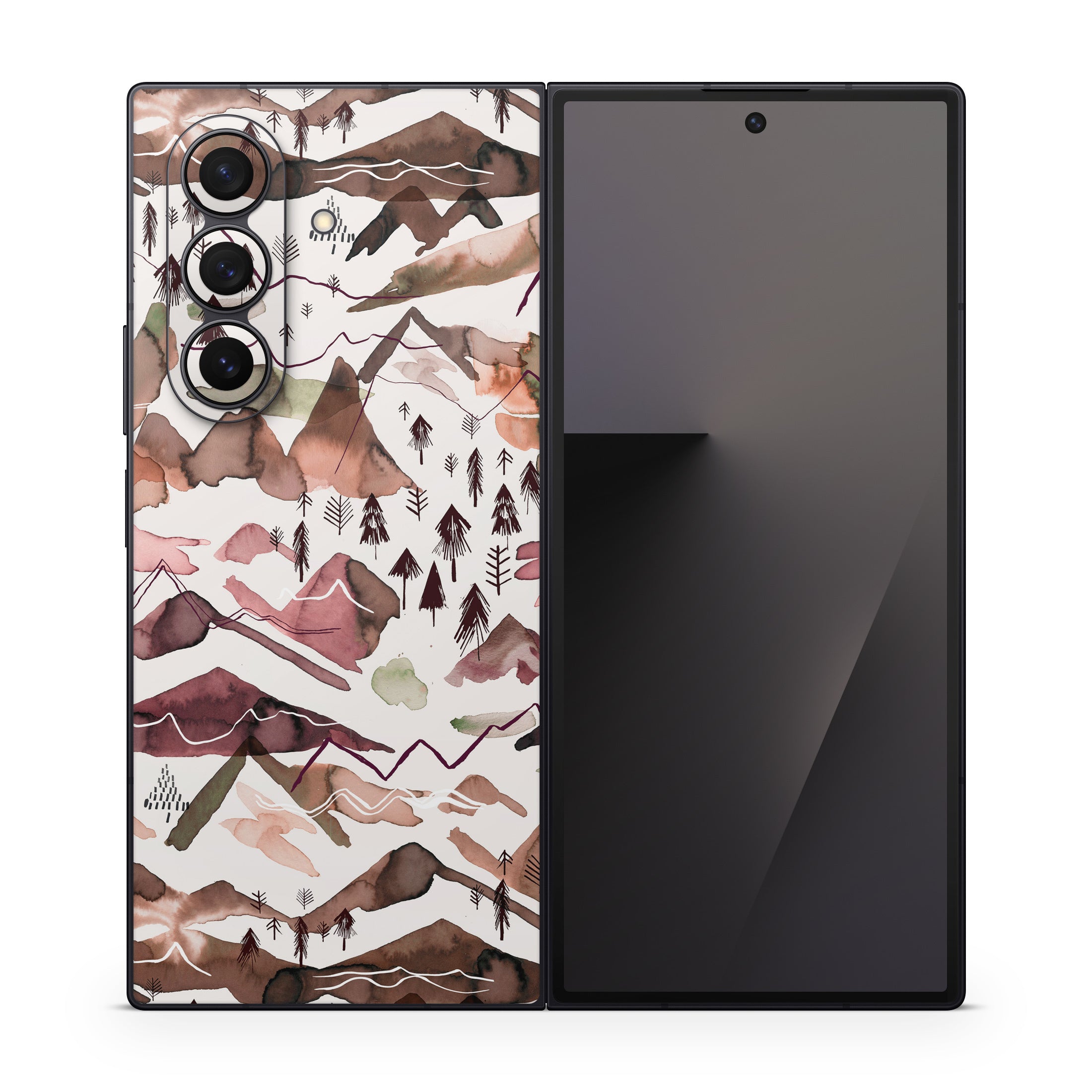 Red Mountains - Samsung Galaxy Z Fold7 Skin