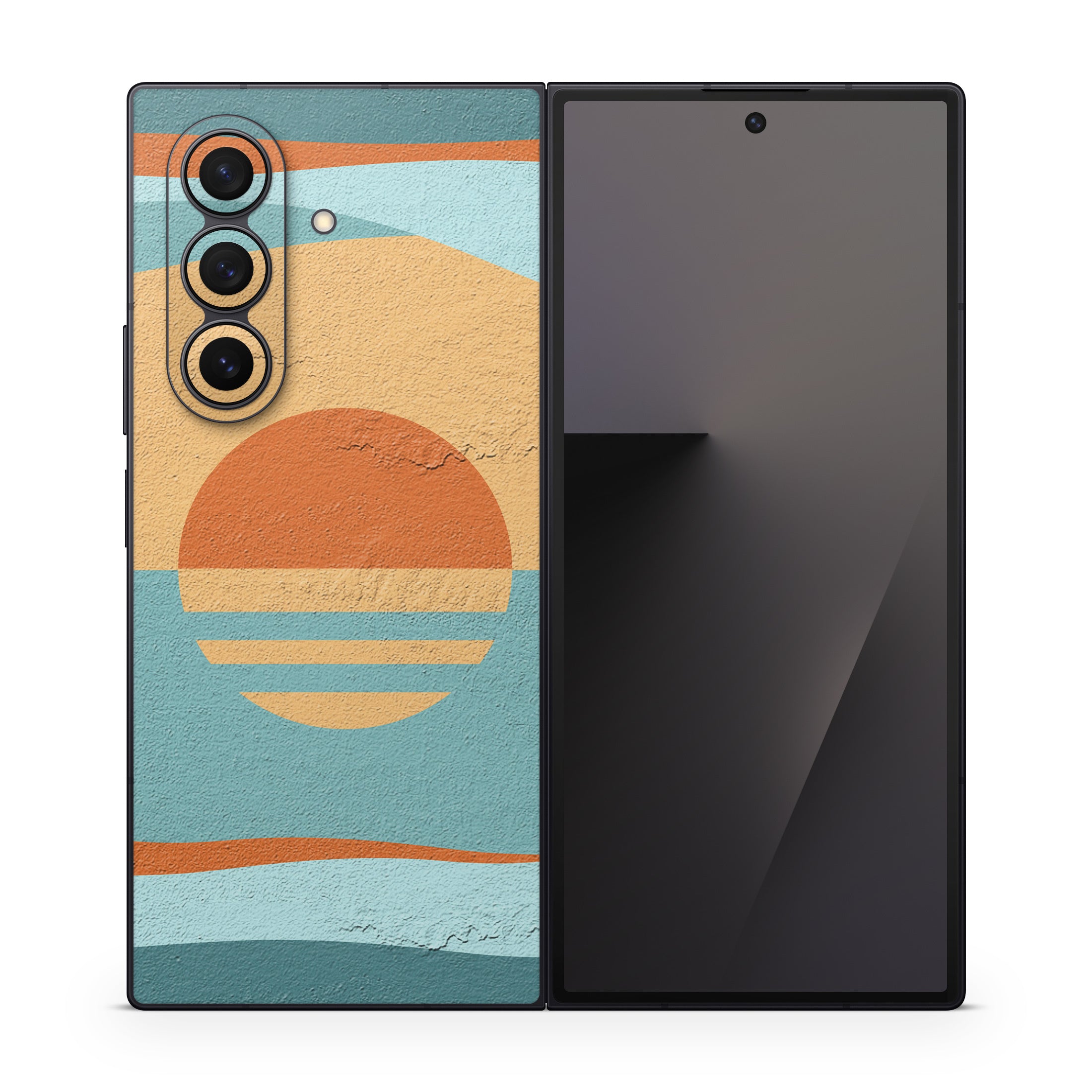 Retro Sunset - Samsung Galaxy Z Fold7 Skin