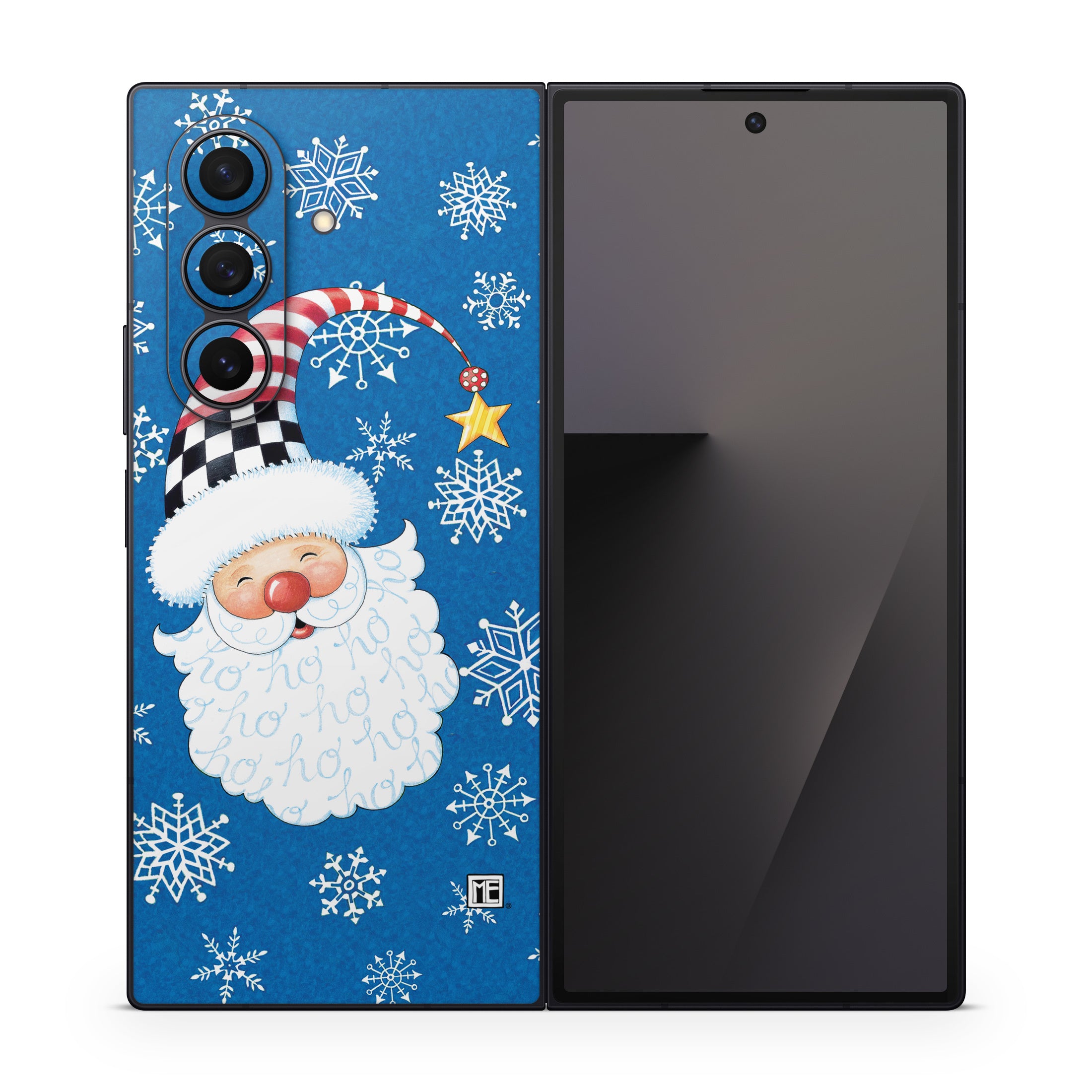 Santa Snowflake - Samsung Galaxy Z Fold7 Skin