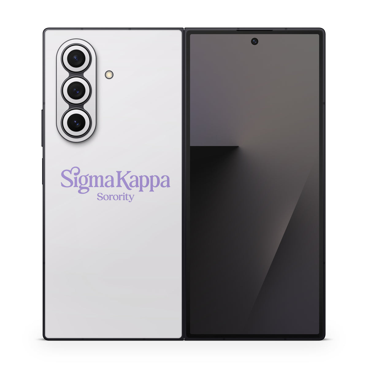 Sigma Kappa Sorority Logo Legacy Lavender on Dove Love - Samsung Galaxy Z Fold7 Skin