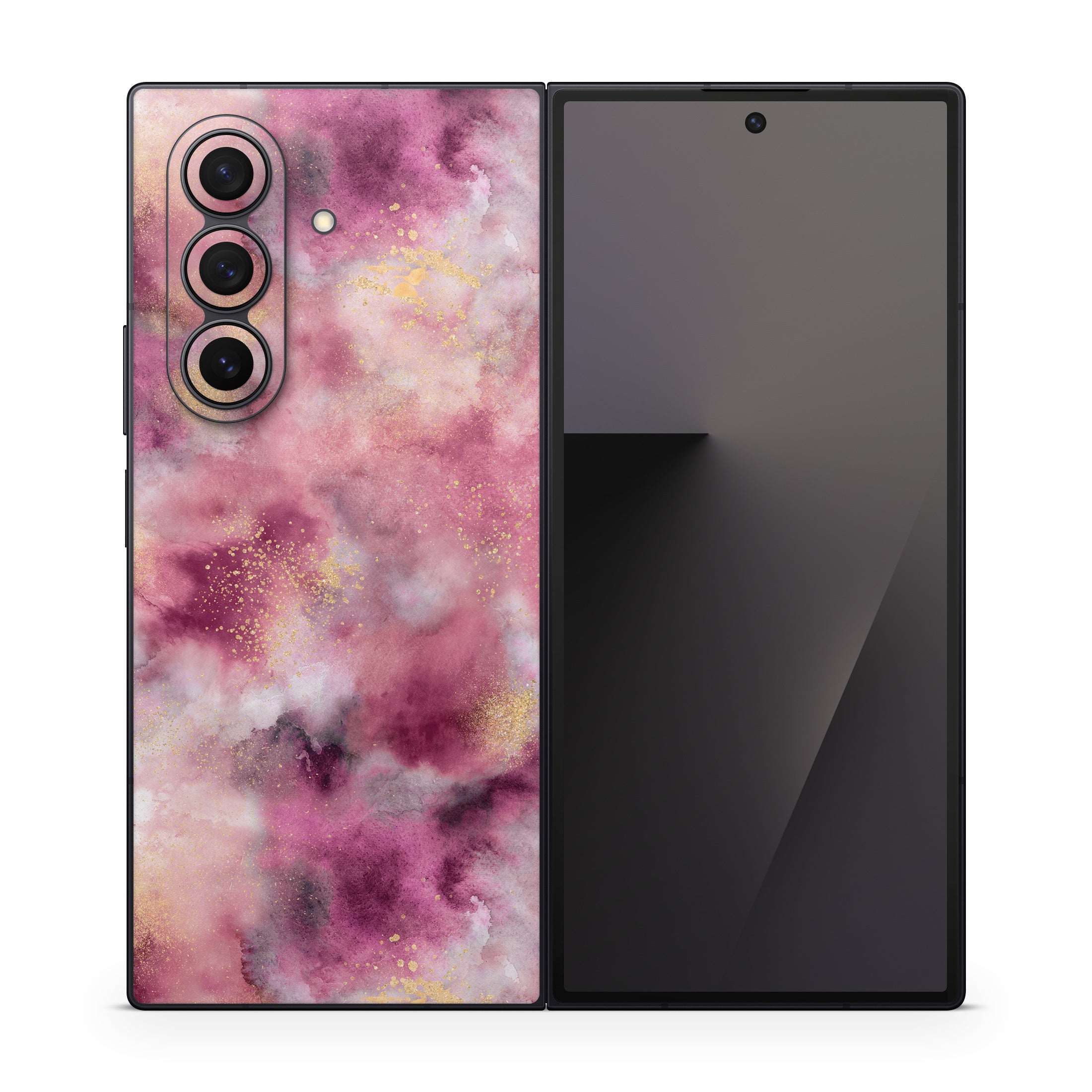 Smoky Marble Watercolor - Samsung Galaxy Z Fold7 Skin