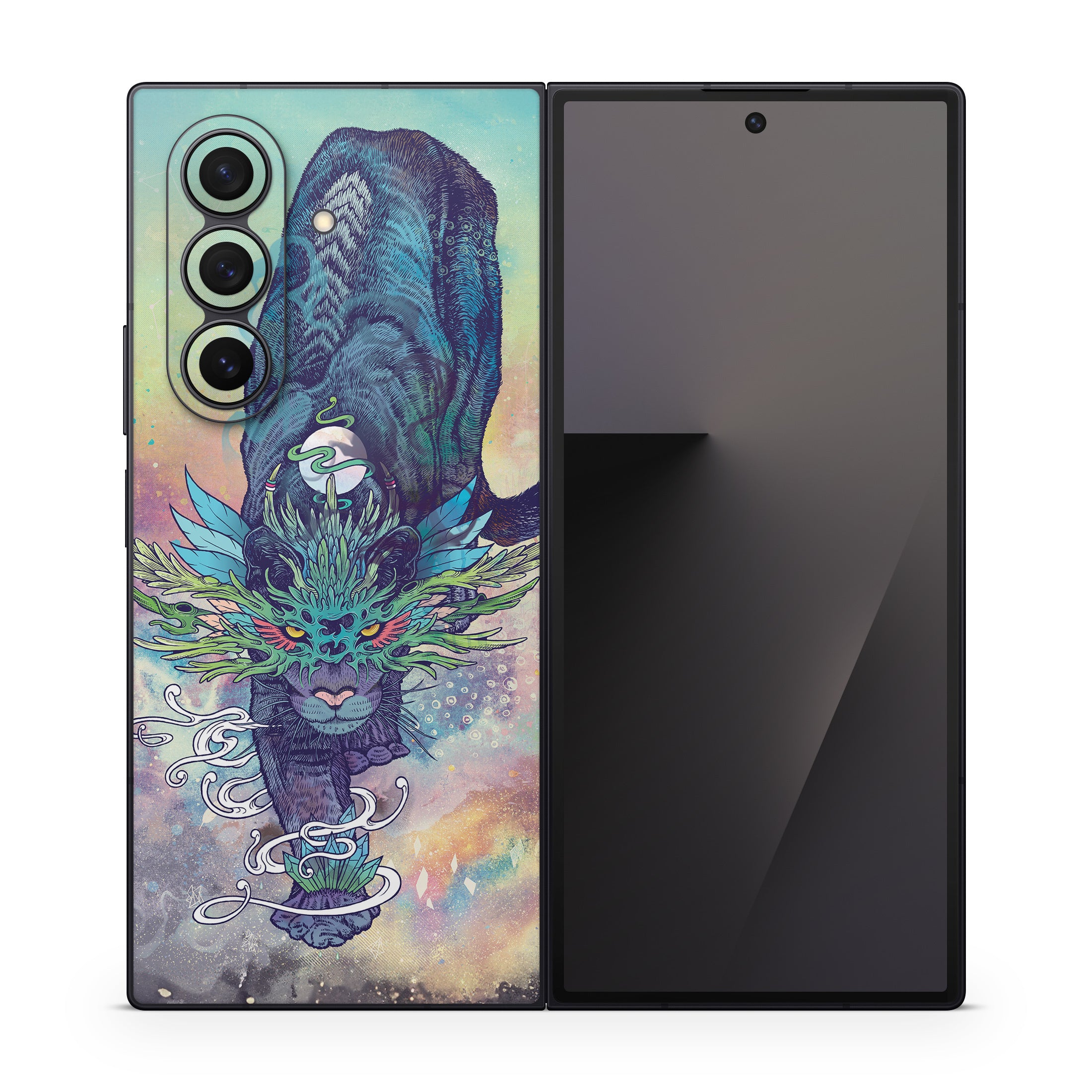 Spectral Cat - Samsung Galaxy Z Fold7 Skin