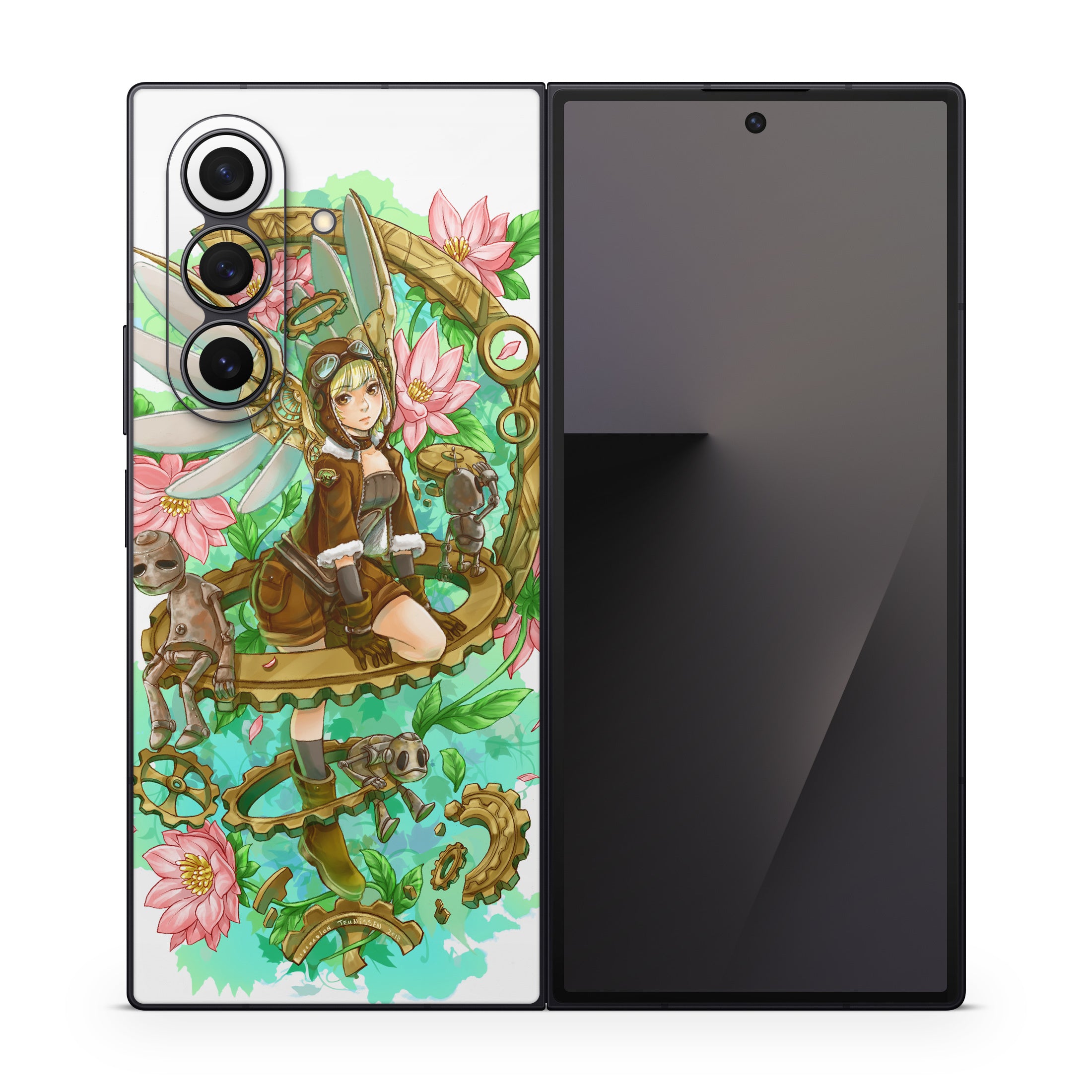 Steampunk Angel - Samsung Galaxy Z Fold7 Skin