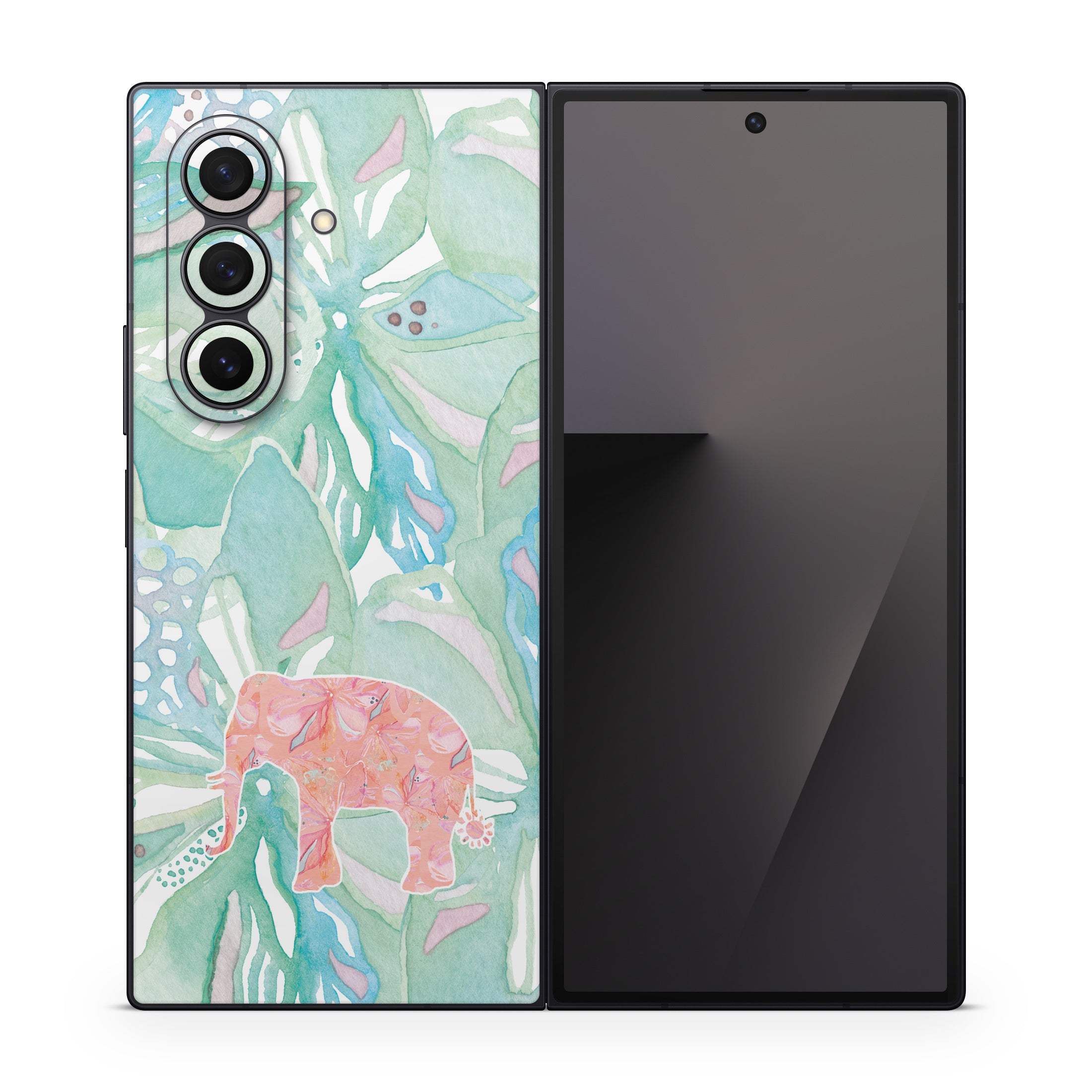 Tropical Elephant - Samsung Galaxy Z Fold7 Skin