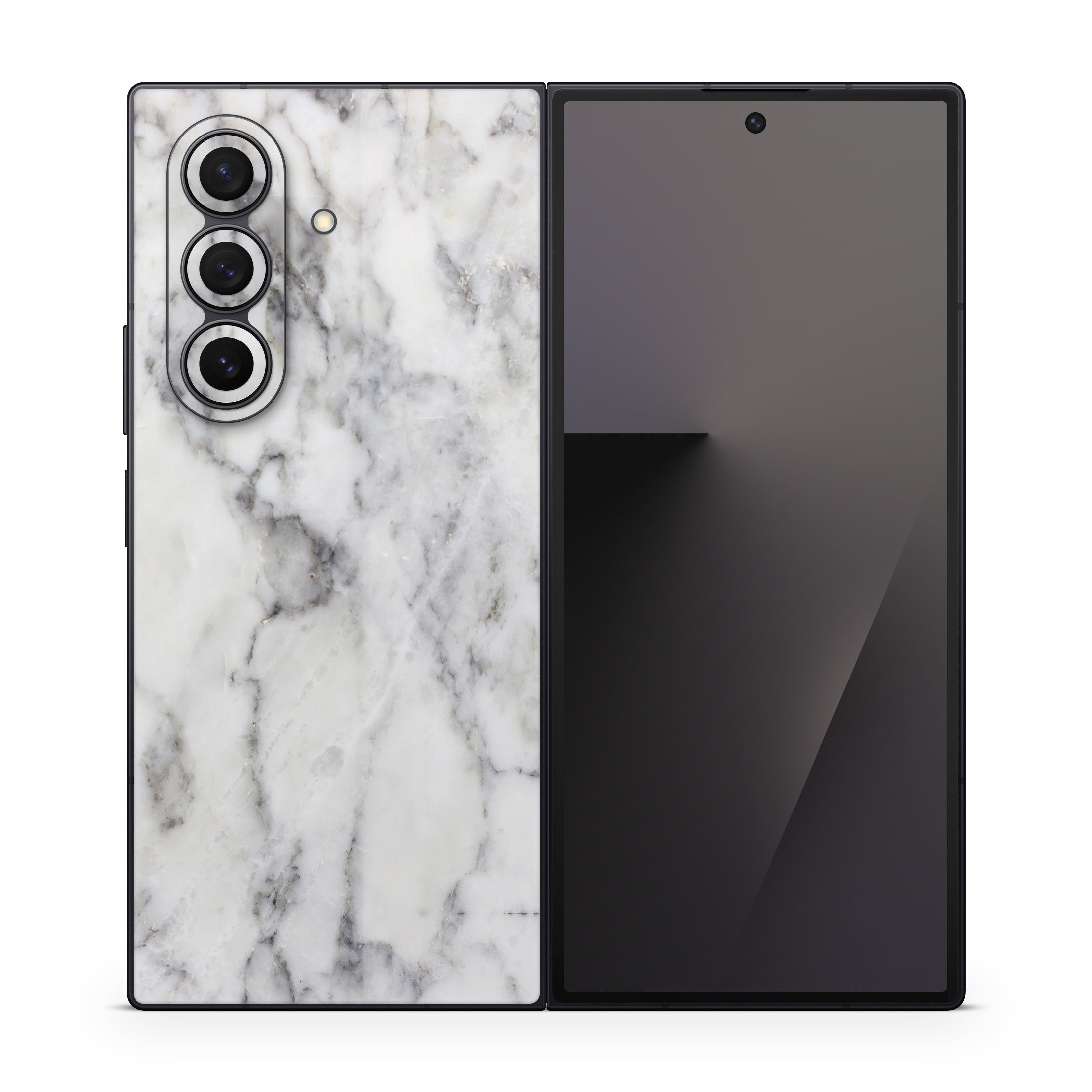 White Marble - Samsung Galaxy Z Fold7 Skin