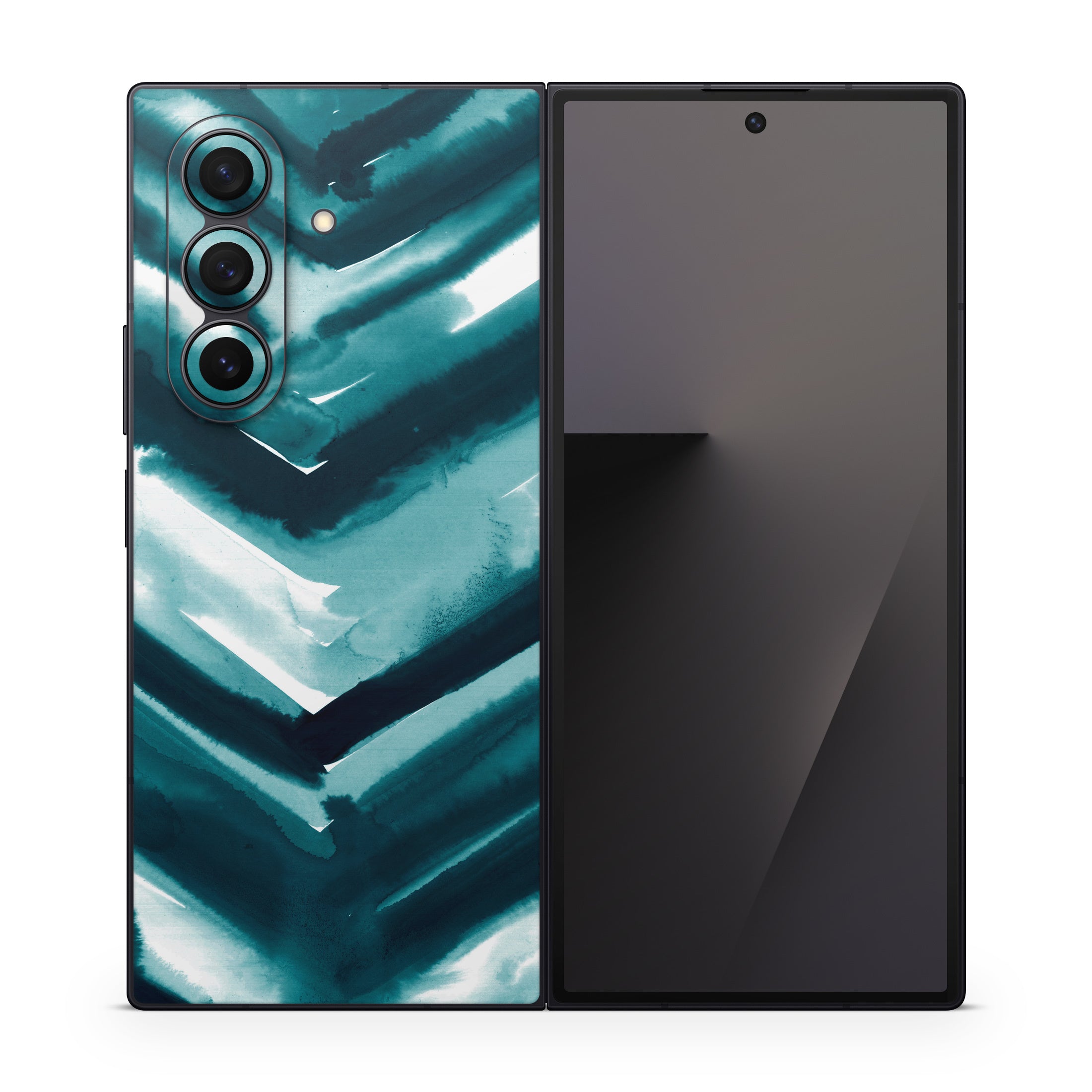 Watercolor Chevron - Samsung Galaxy Z Fold7 Skin