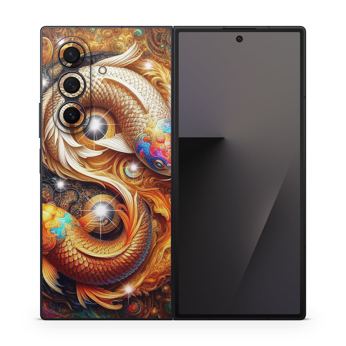 Yin Yang Koi - Samsung Galaxy Z Fold7 Skin