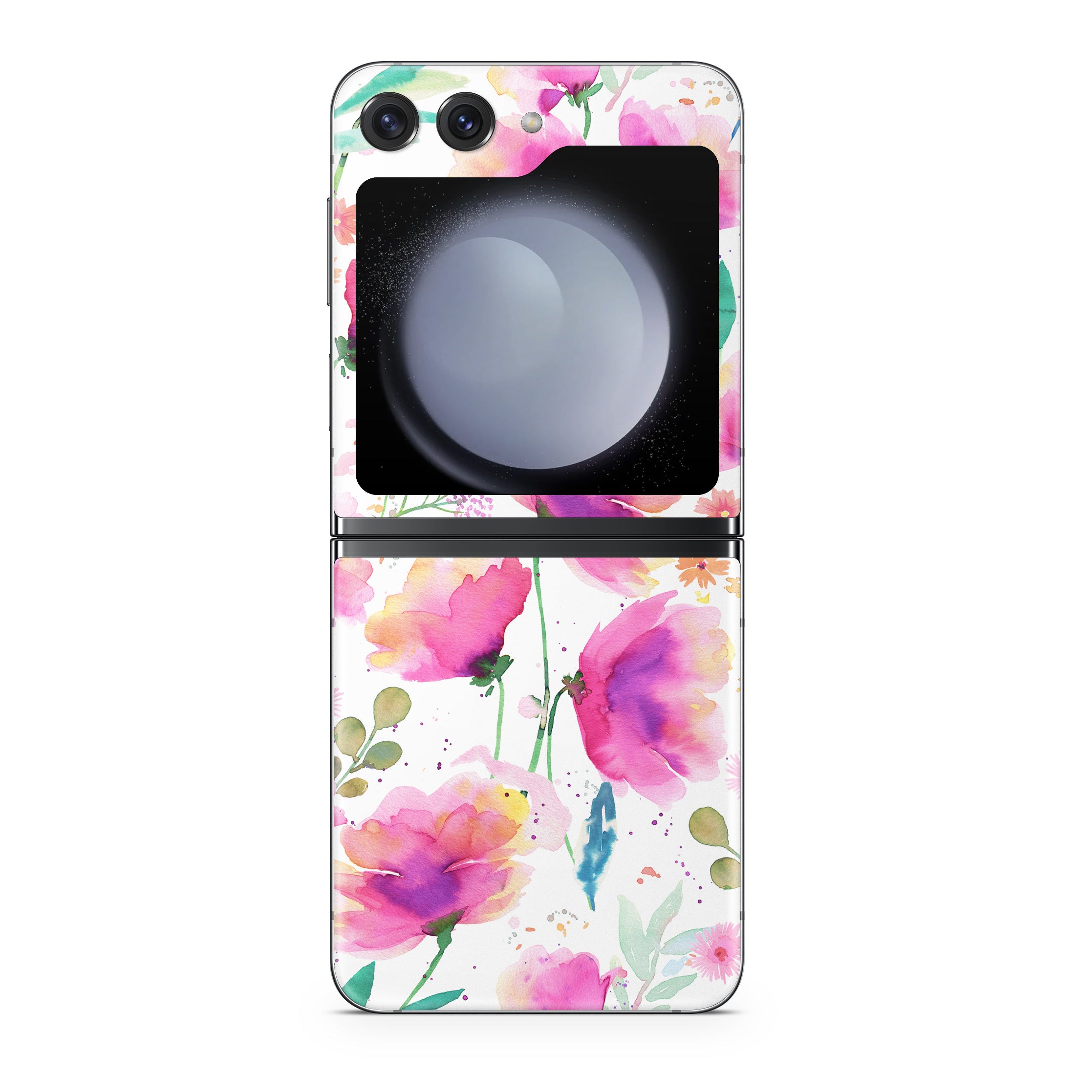 Abstract Pink Poppies - Samsung Galaxy Z Flip5 Skin