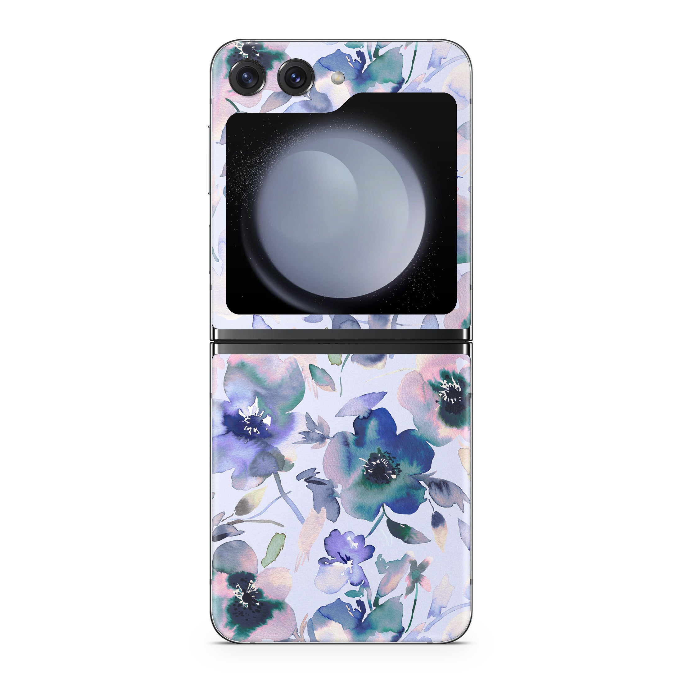 Aquatic Artistic Flowers - Samsung Galaxy Z Flip5 Skin