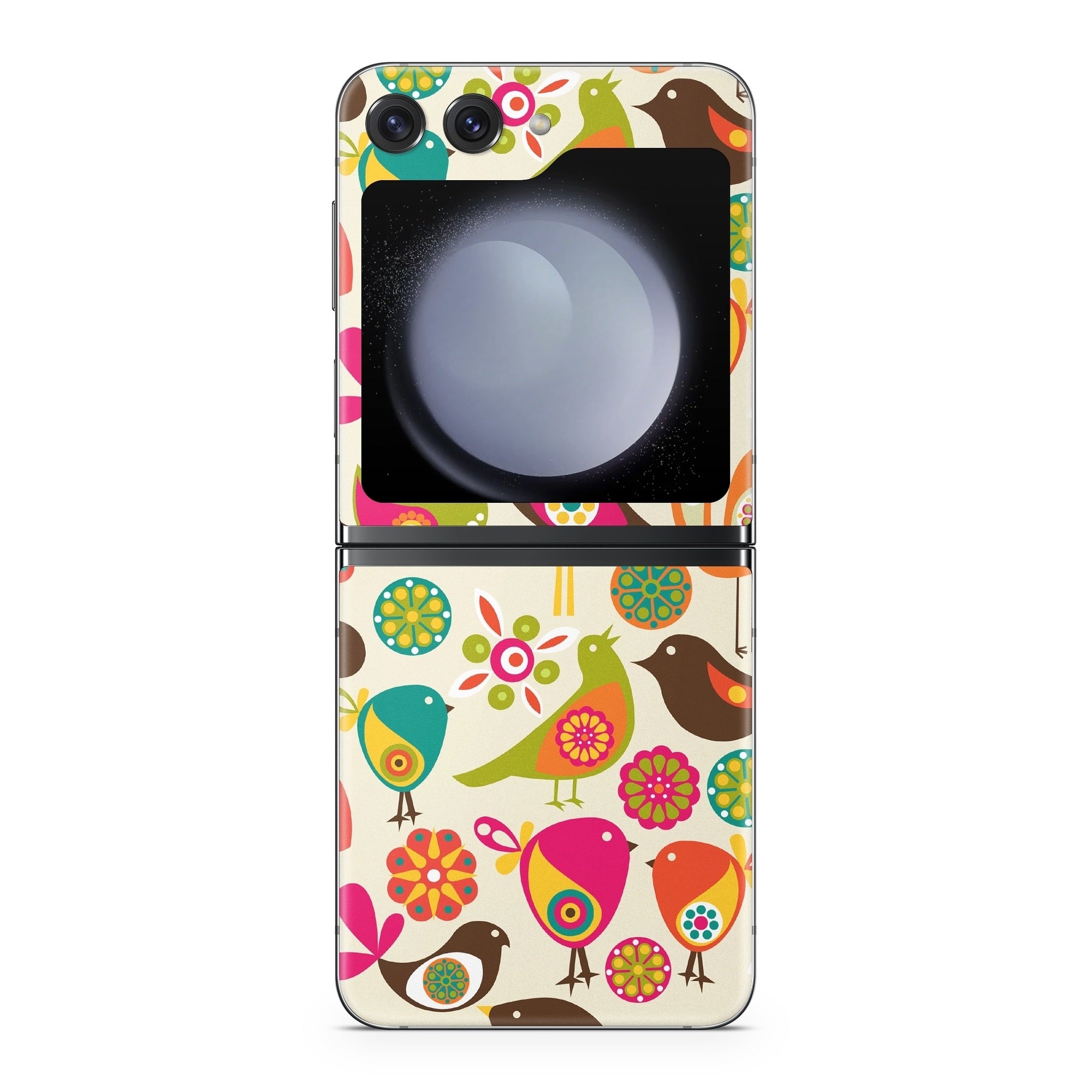 Bird Flowers - Samsung Galaxy Z Flip5 Skin