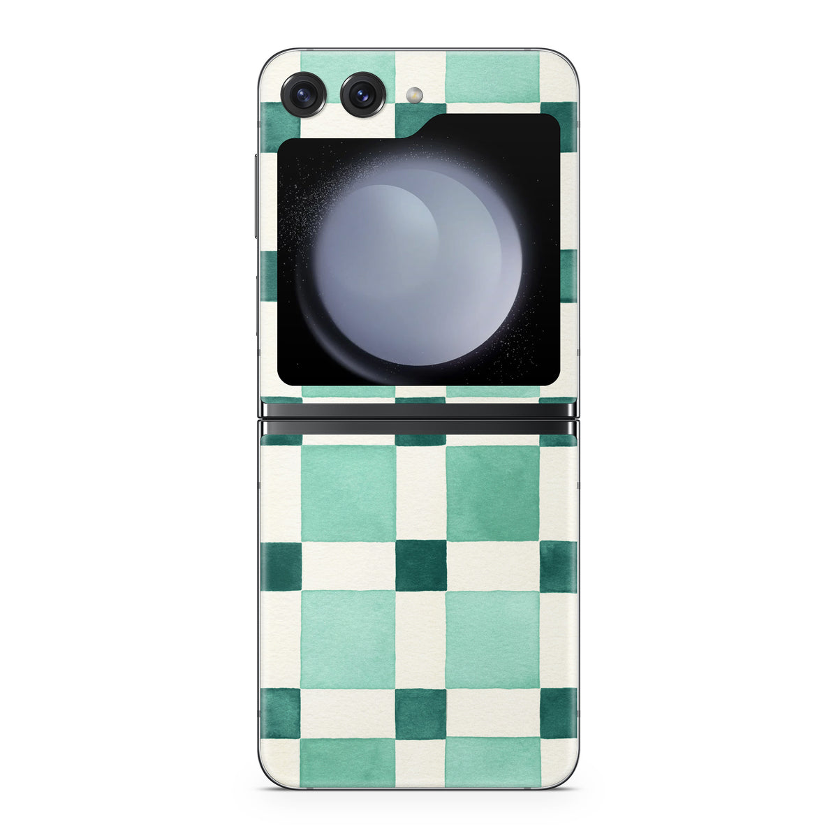 Checker Mosaic Green - Samsung Galaxy Z Flip5 Skin