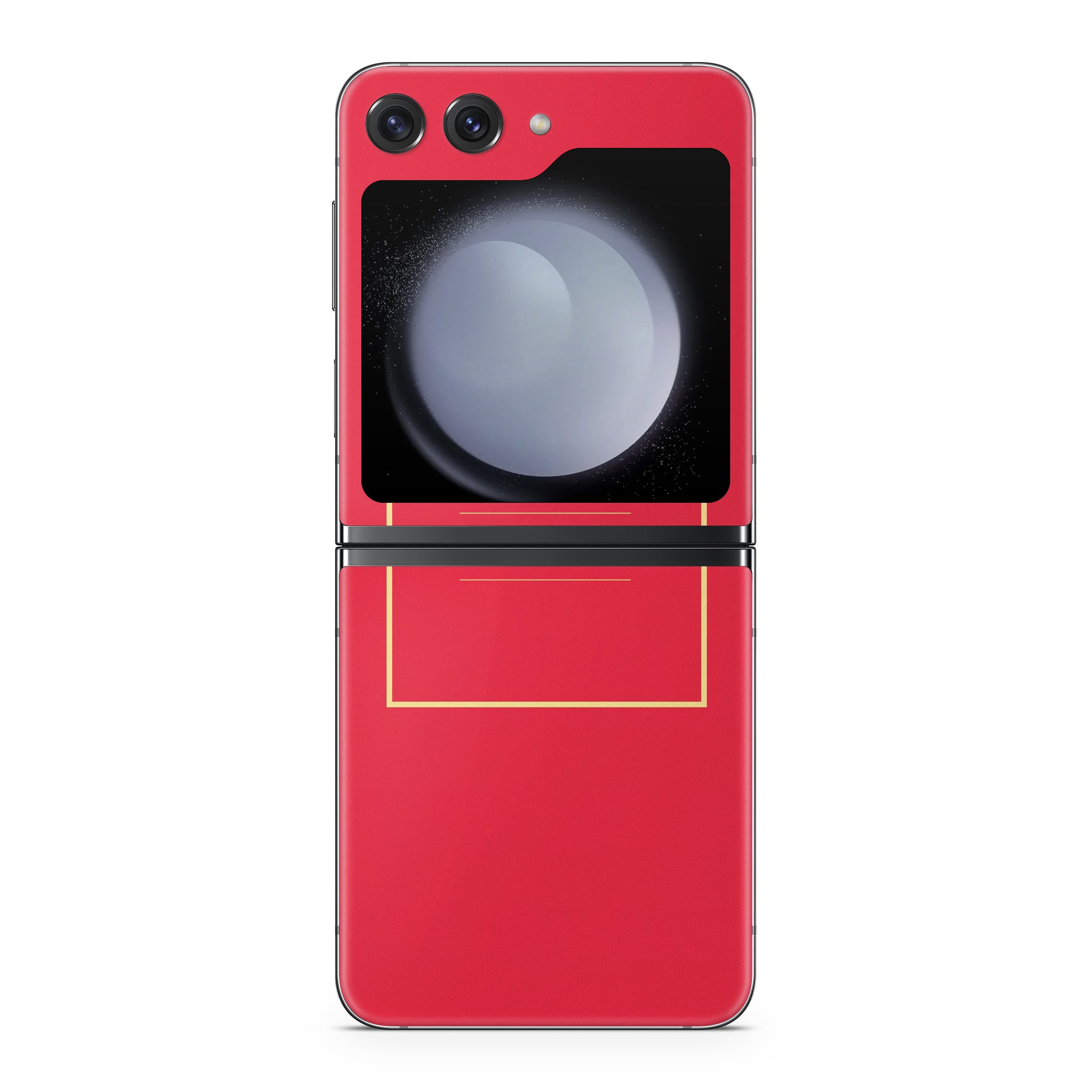 Chi Omega Cardinal with Border - Samsung Galaxy Z Flip5 Skin