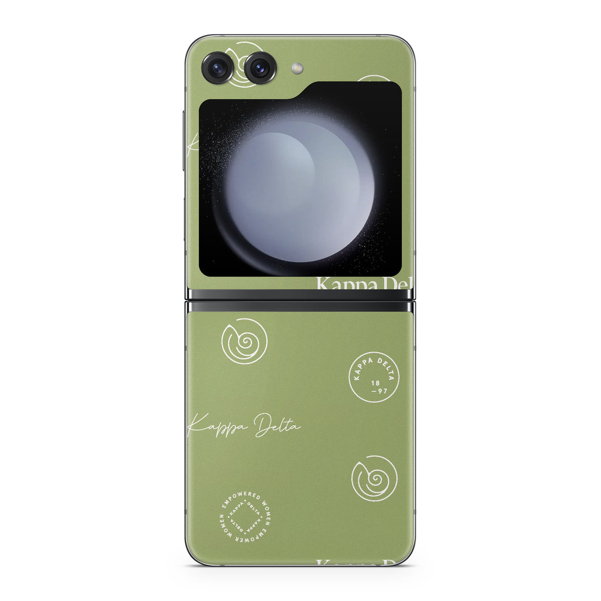 Kappa Delta Pattern - Samsung Galaxy Z Flip5 Skin