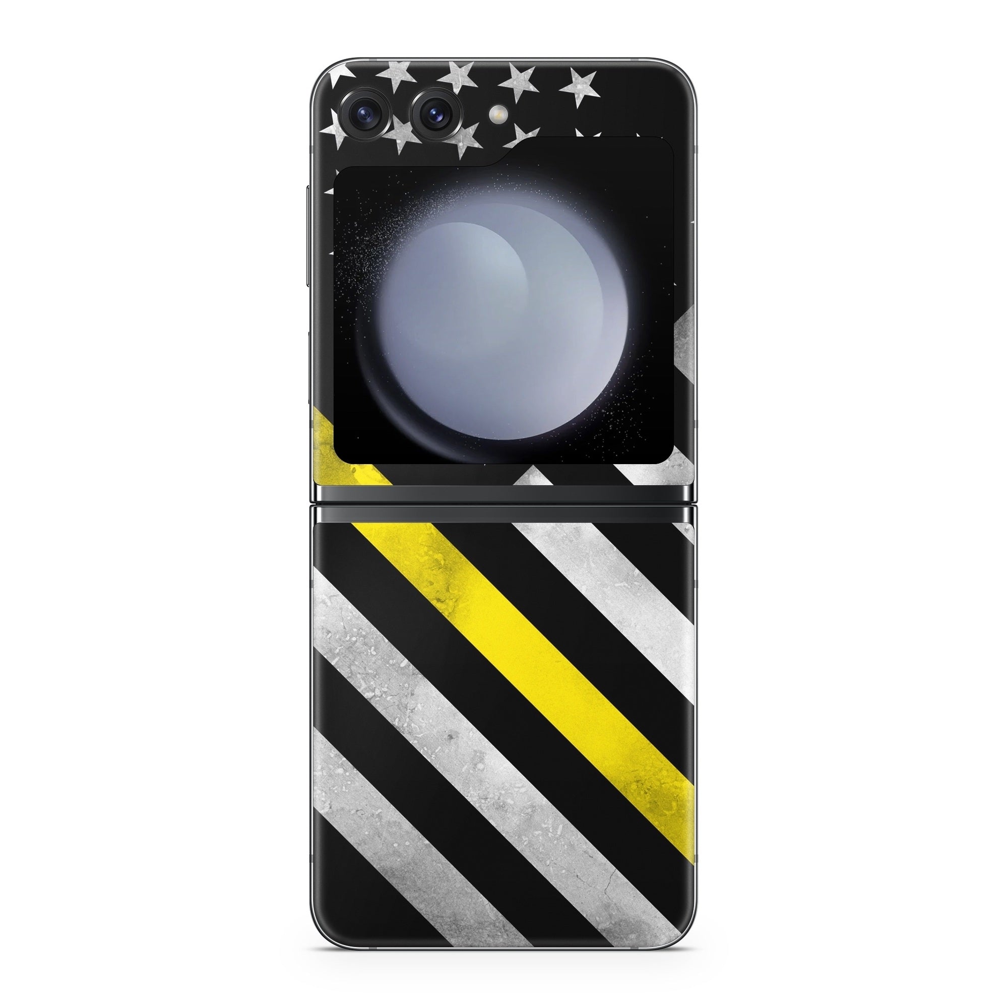 Thin Yellow Line Hero - Samsung Galaxy Z Flip5 Skin