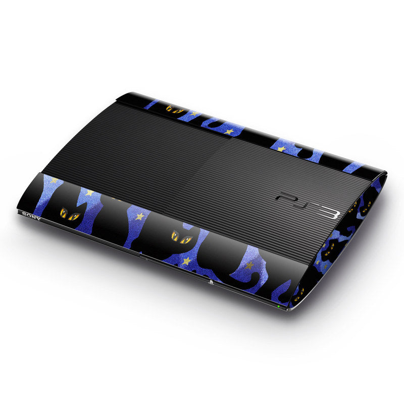 Cat Silhouettes - Sony PS3 Super Slim Skin