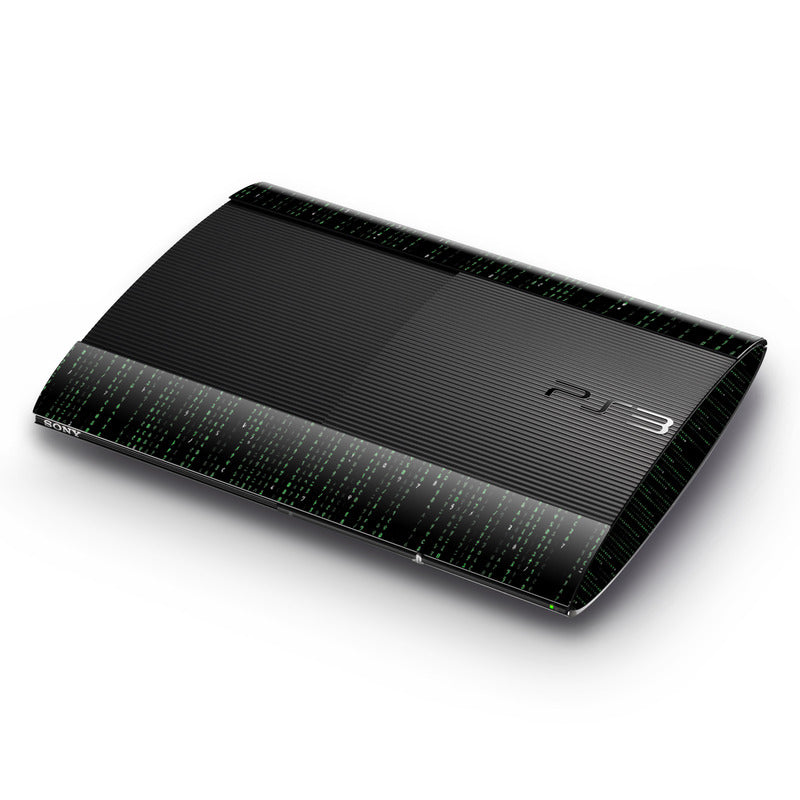 Matrix Style Code - Sony PS3 Super Slim Skin