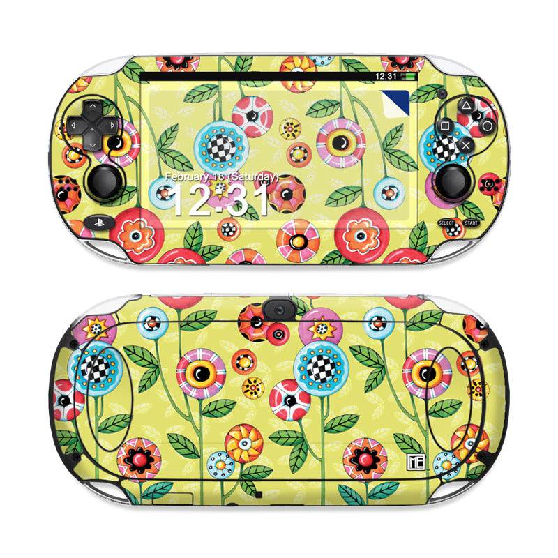 Button Flowers - Sony PS Vita Skin