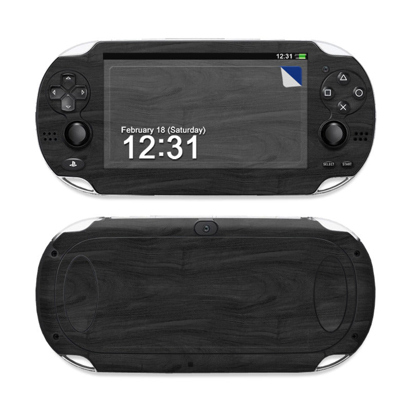 Black Woodgrain - Sony PS Vita Skin