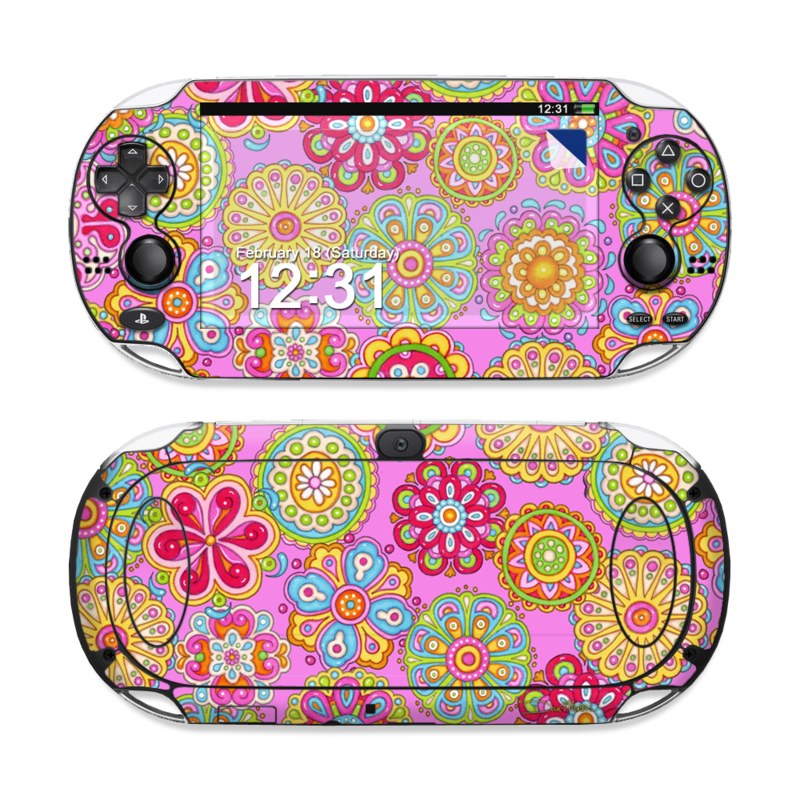 Bright Flowers - Sony PS Vita Skin